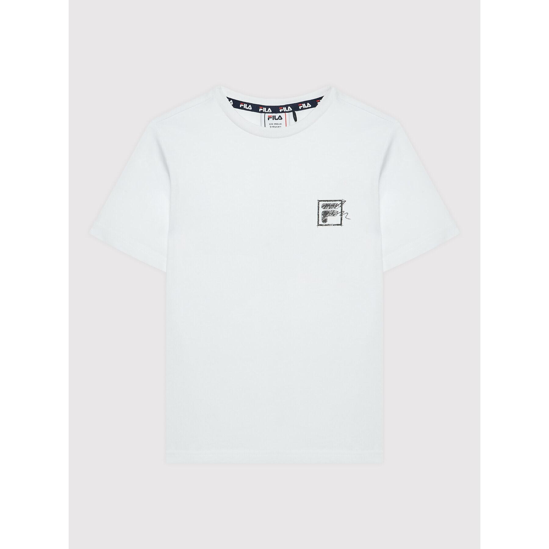 Fila Póló Tessin FAT0052 Fehér Regular Fit - Pepit.hu