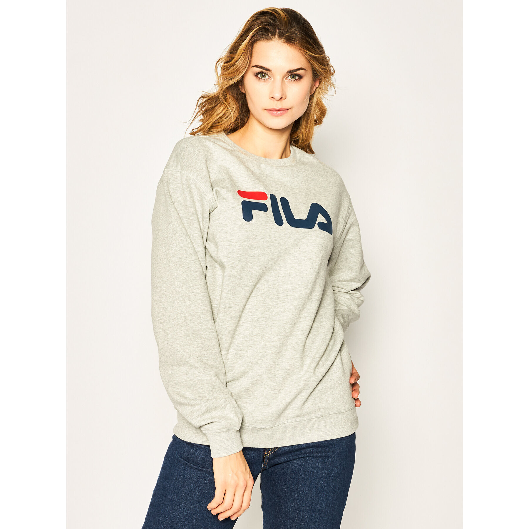 Fila Pulóver 681091 Szürke Regular Fit - Pepit.hu