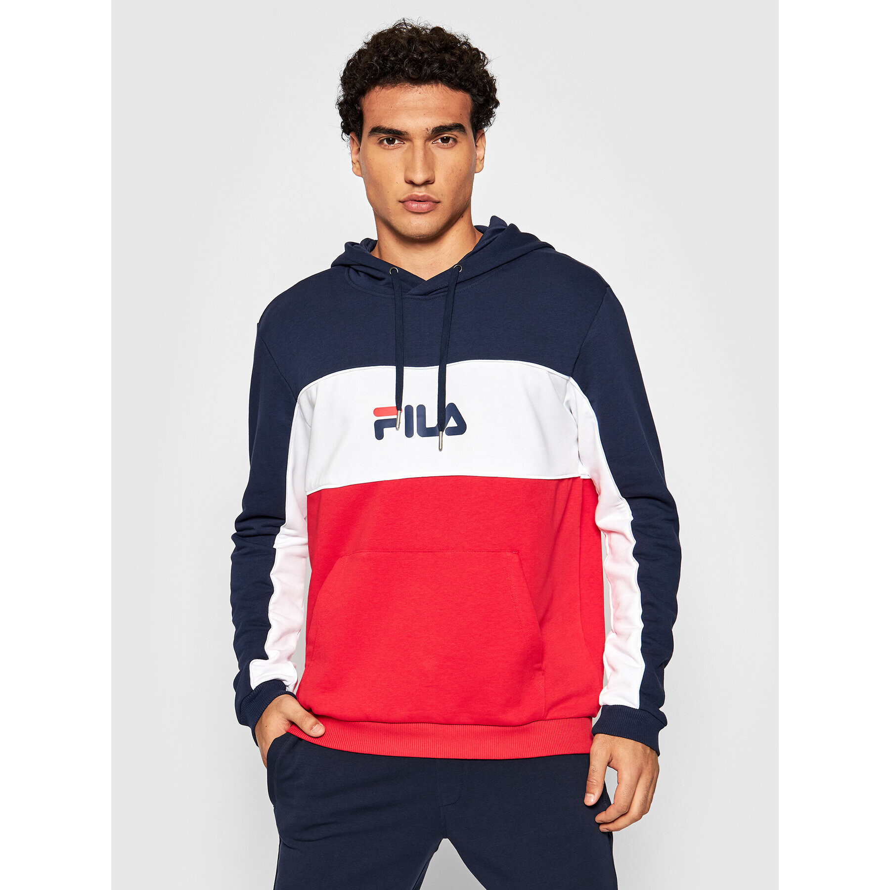 Fila Pulóver Analu 688466 Piros Regular Fit - Pepit.hu