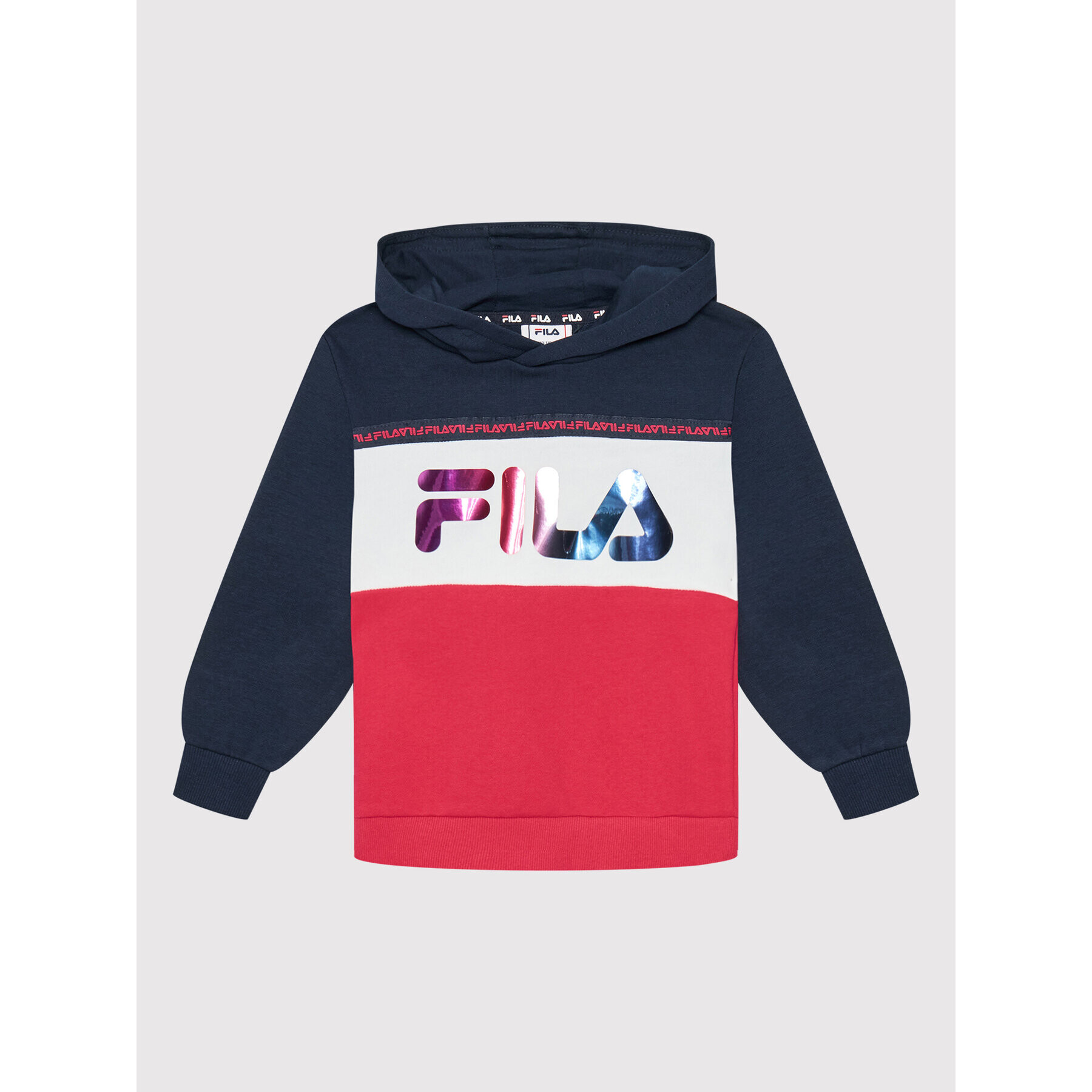 Fila Pulóver Luna 689106 Sötétkék Regular Fit - Pepit.hu