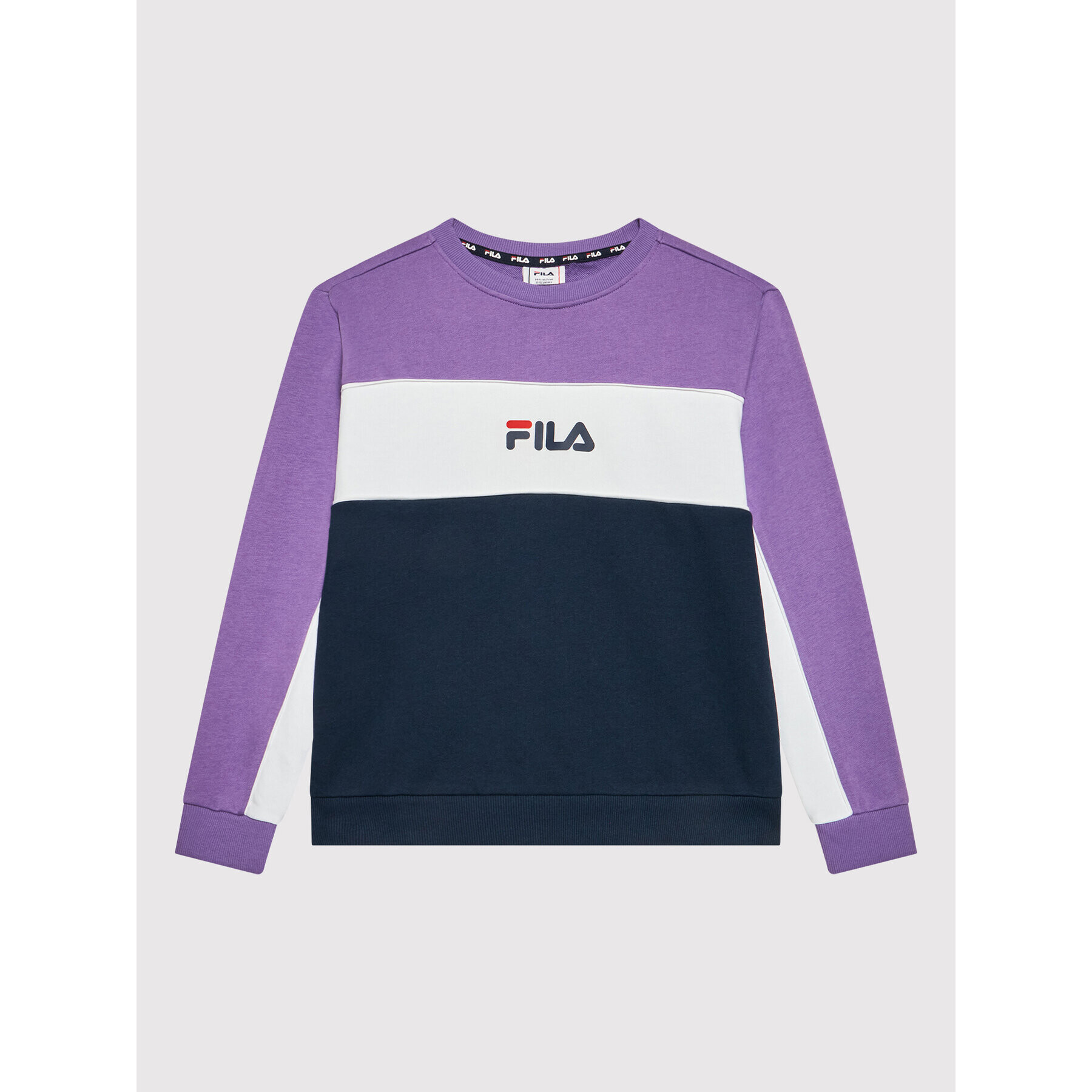 Fila Pulóver Olena Blocked Crew 688745 Színes Regular Fit - Pepit.hu