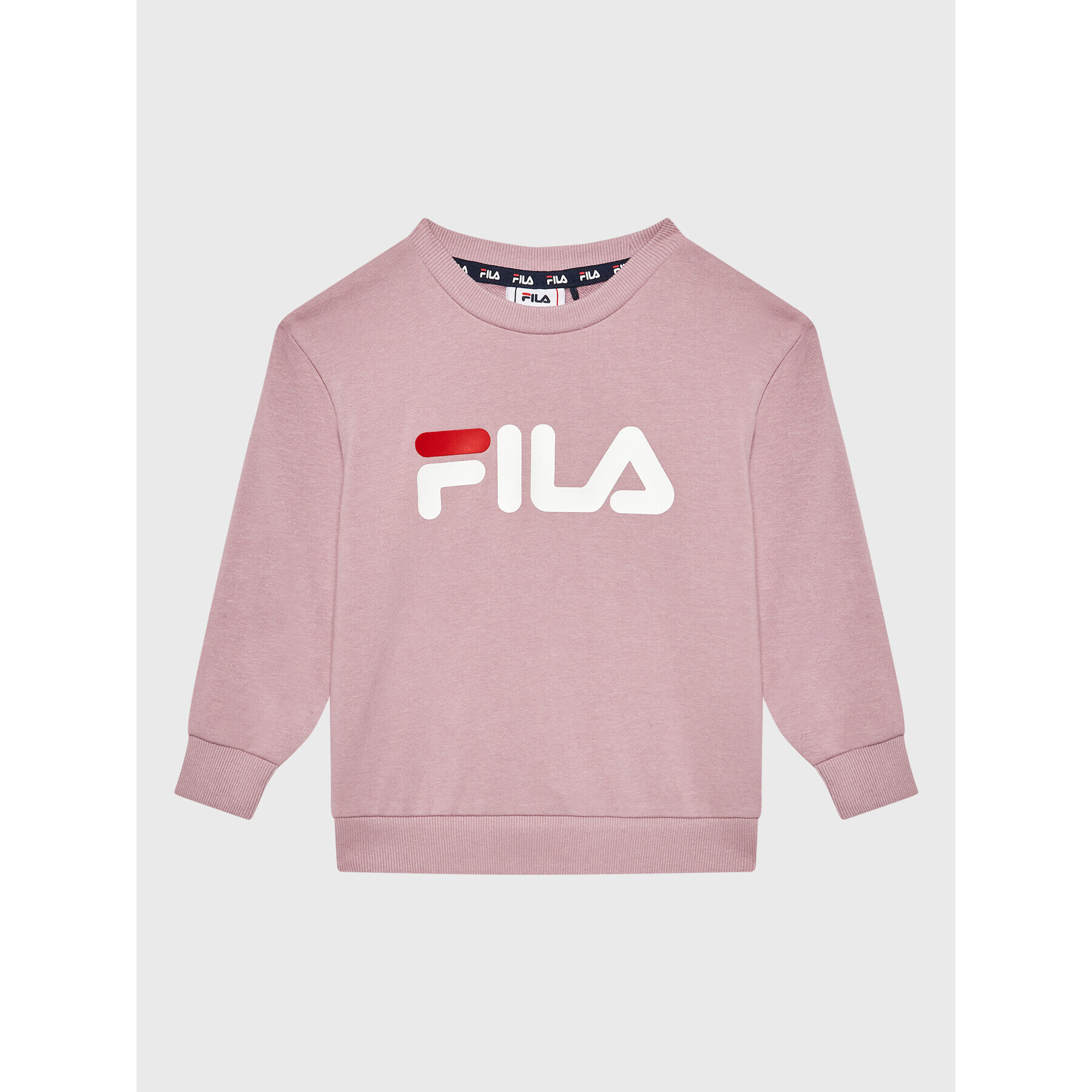 Fila Pulóver Sveg Logo FAK0199 Rózsaszín Regular Fit - Pepit.hu