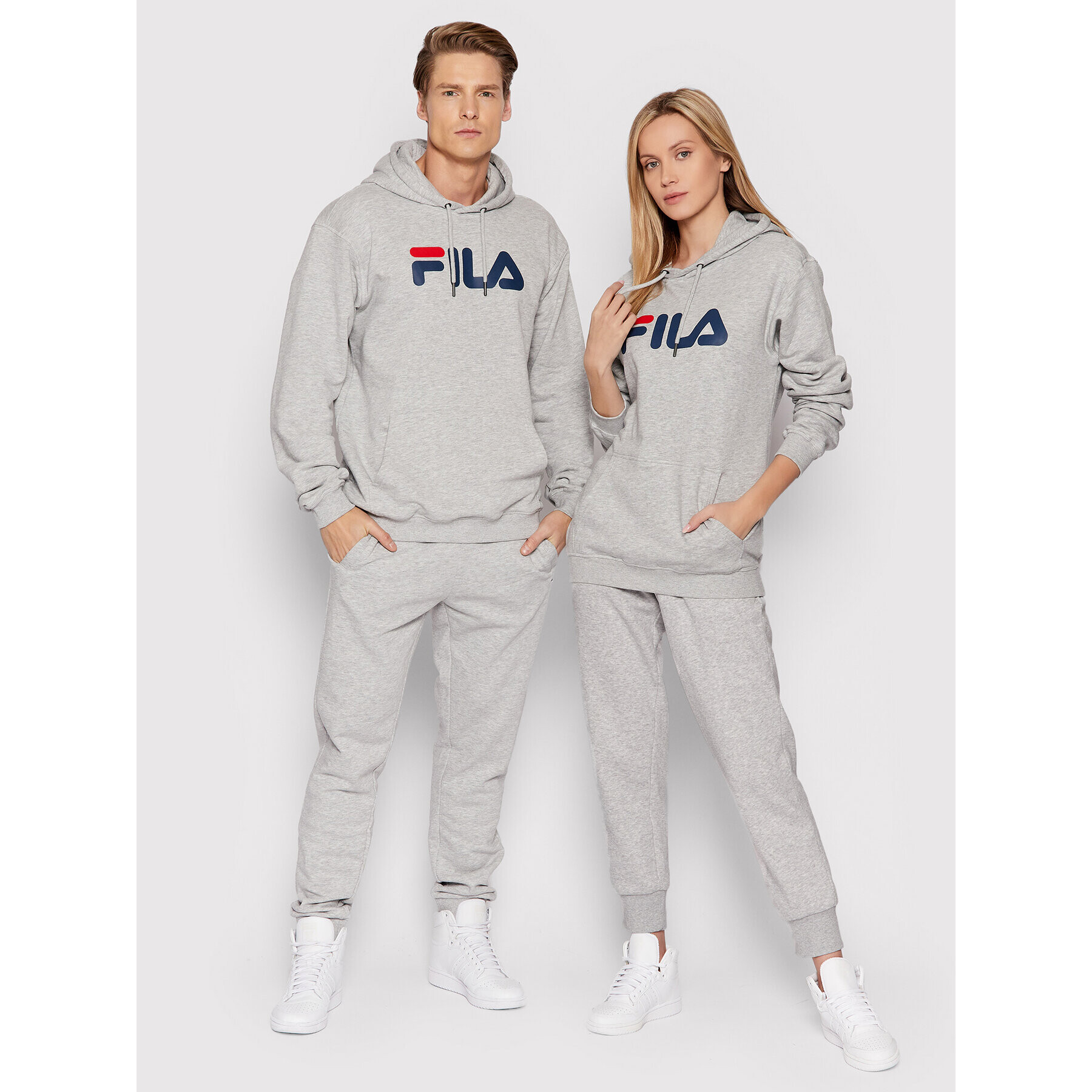 Fila Pulóver Unisex 681090 Szürke Regular Fit - Pepit.hu