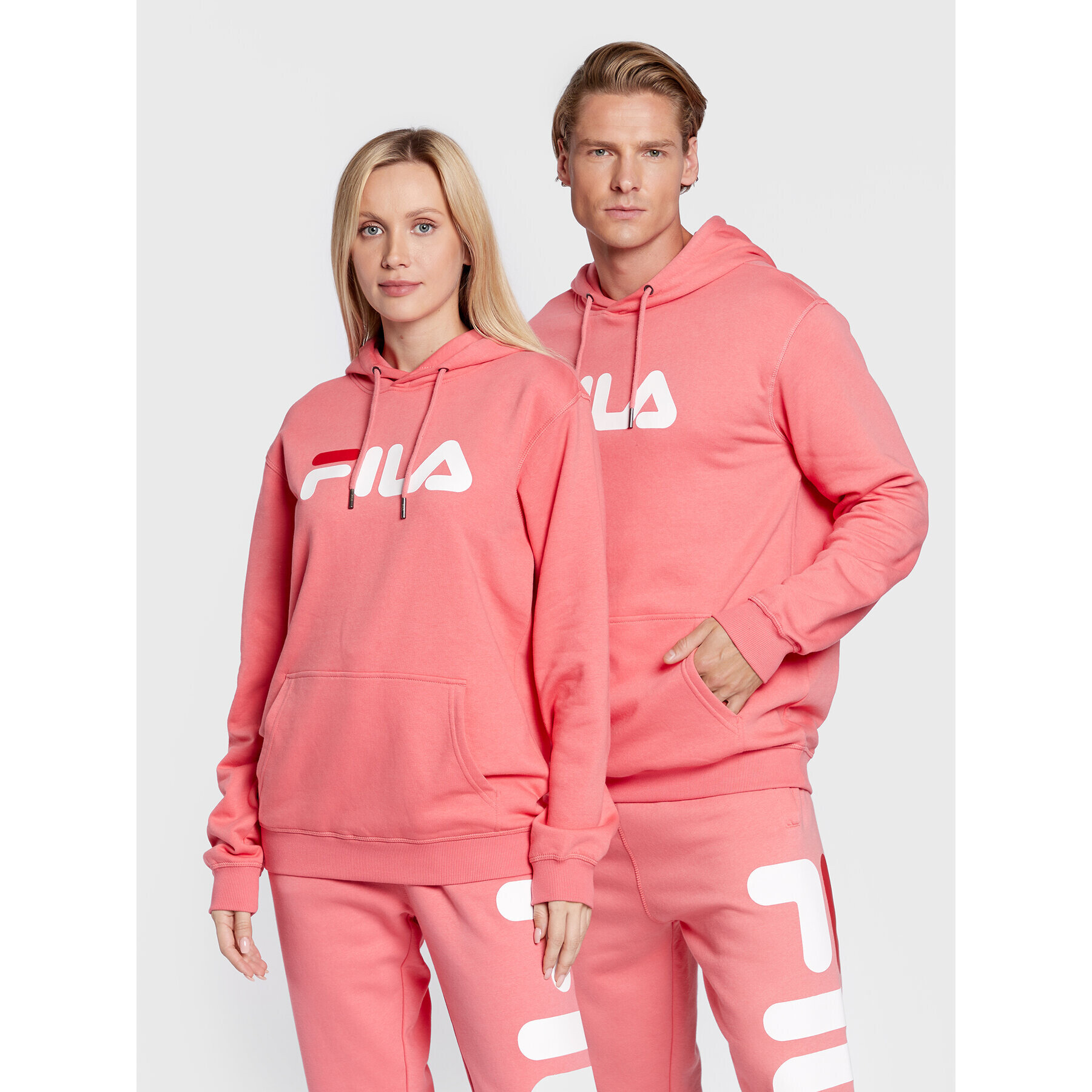 Fila Pulóver Unisex Barumini FAU0090 Rózsaszín Regular Fit - Pepit.hu