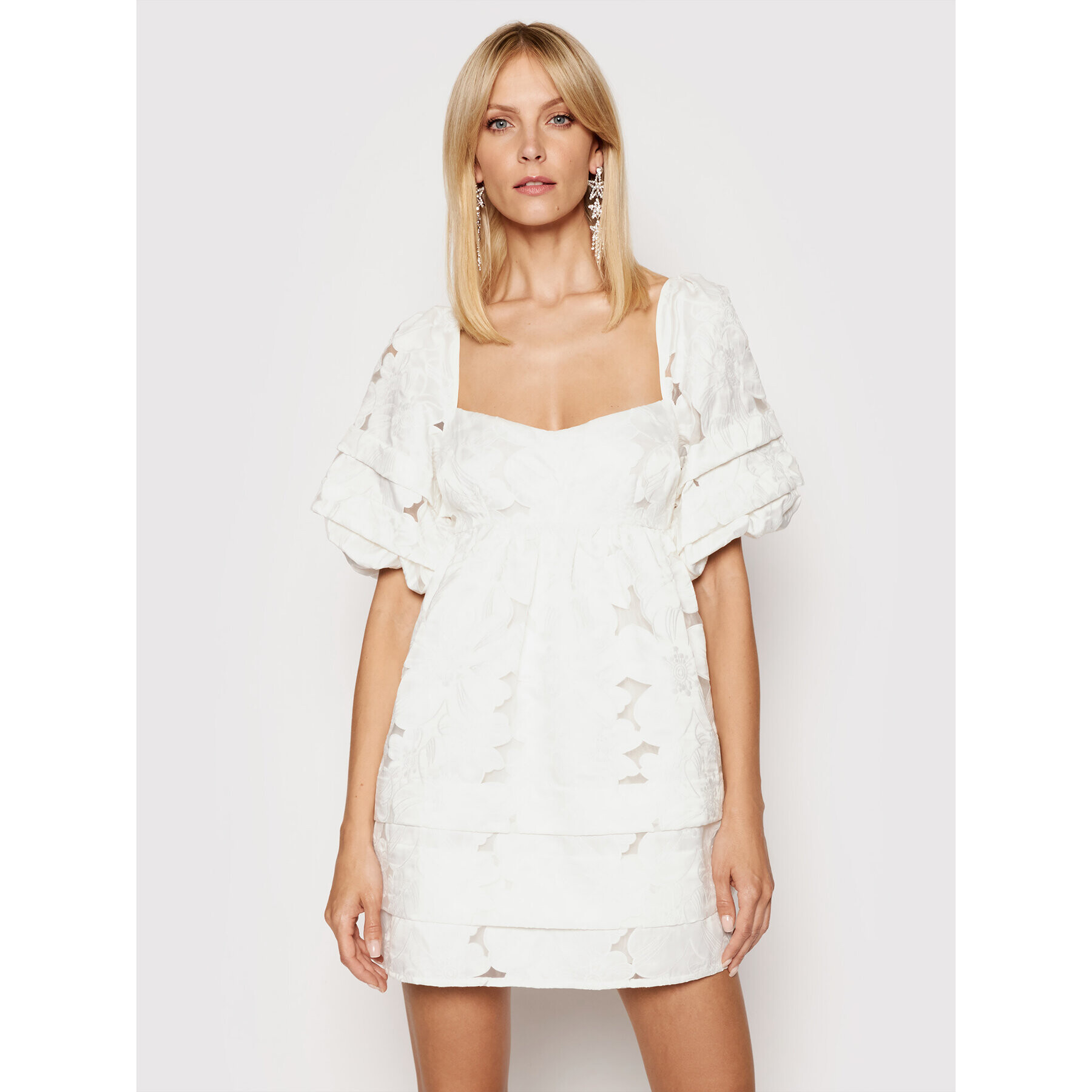 For Love & Lemons Koktélruha Evelyn CD2350 Fehér Regular Fit - Pepit.hu