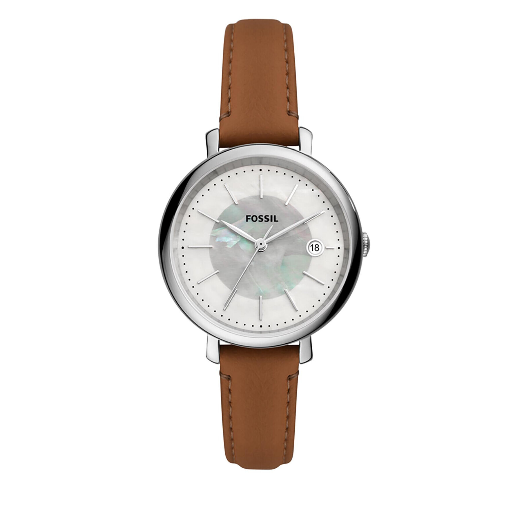 Fossil Karóra Jacqueline Solar ES5090 Barna - Pepit.hu