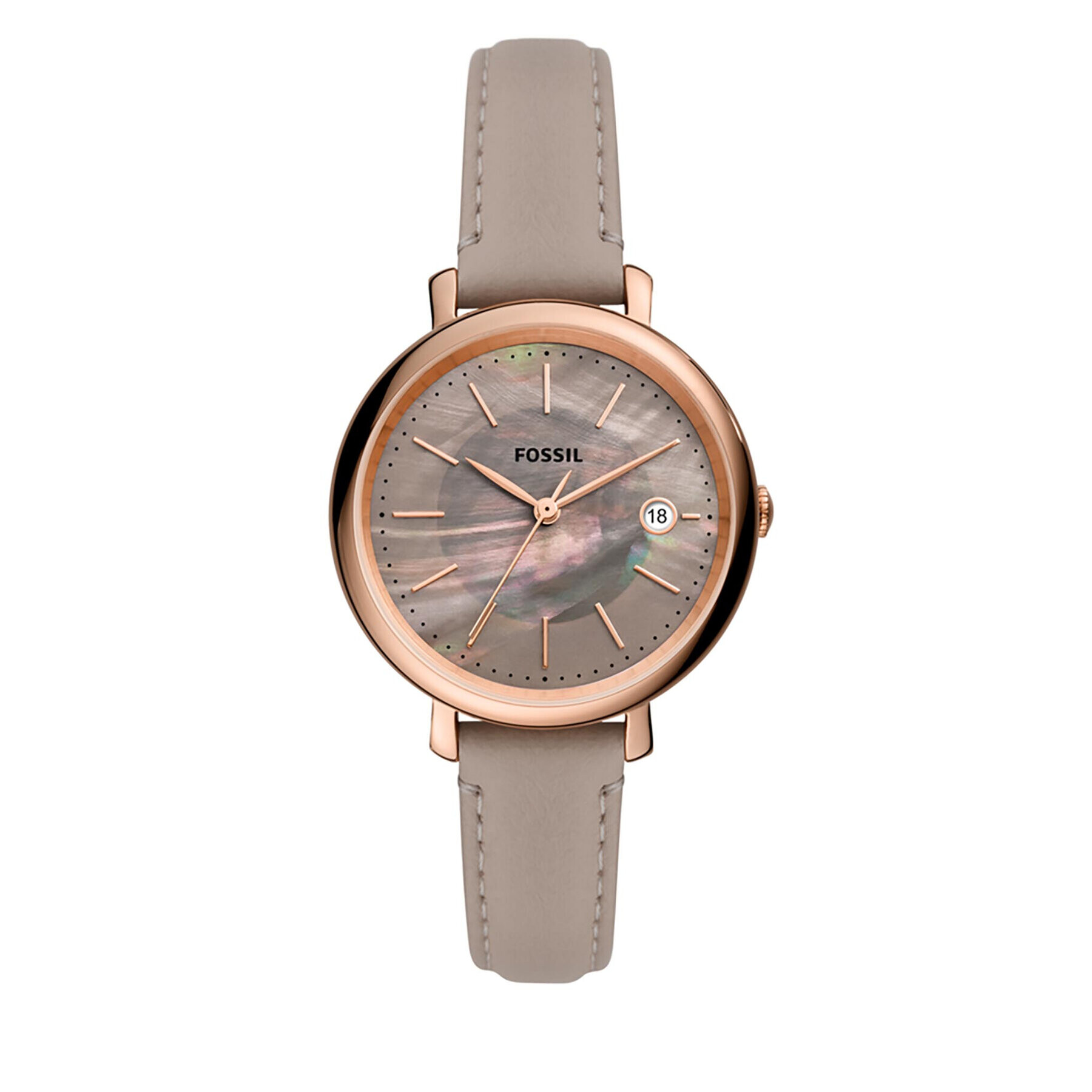 Fossil Karóra Jacqueline Solar ES5091 Bézs - Pepit.hu