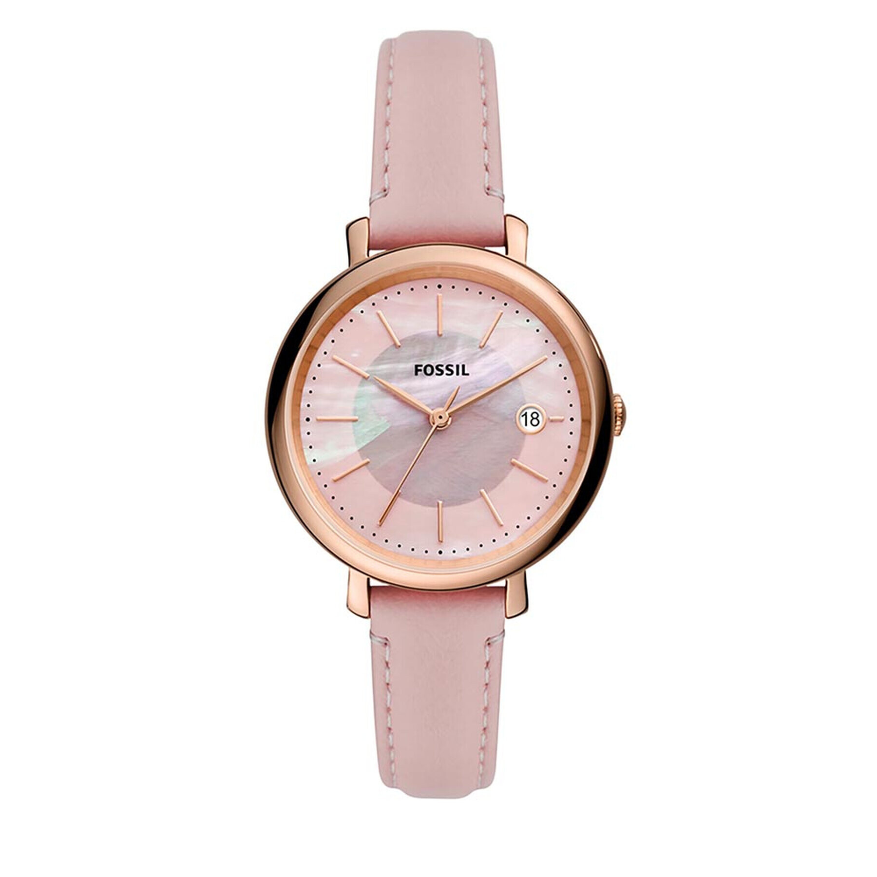 Fossil Karóra Jacqueline Solar ES5092 Rózsaszín - Pepit.hu