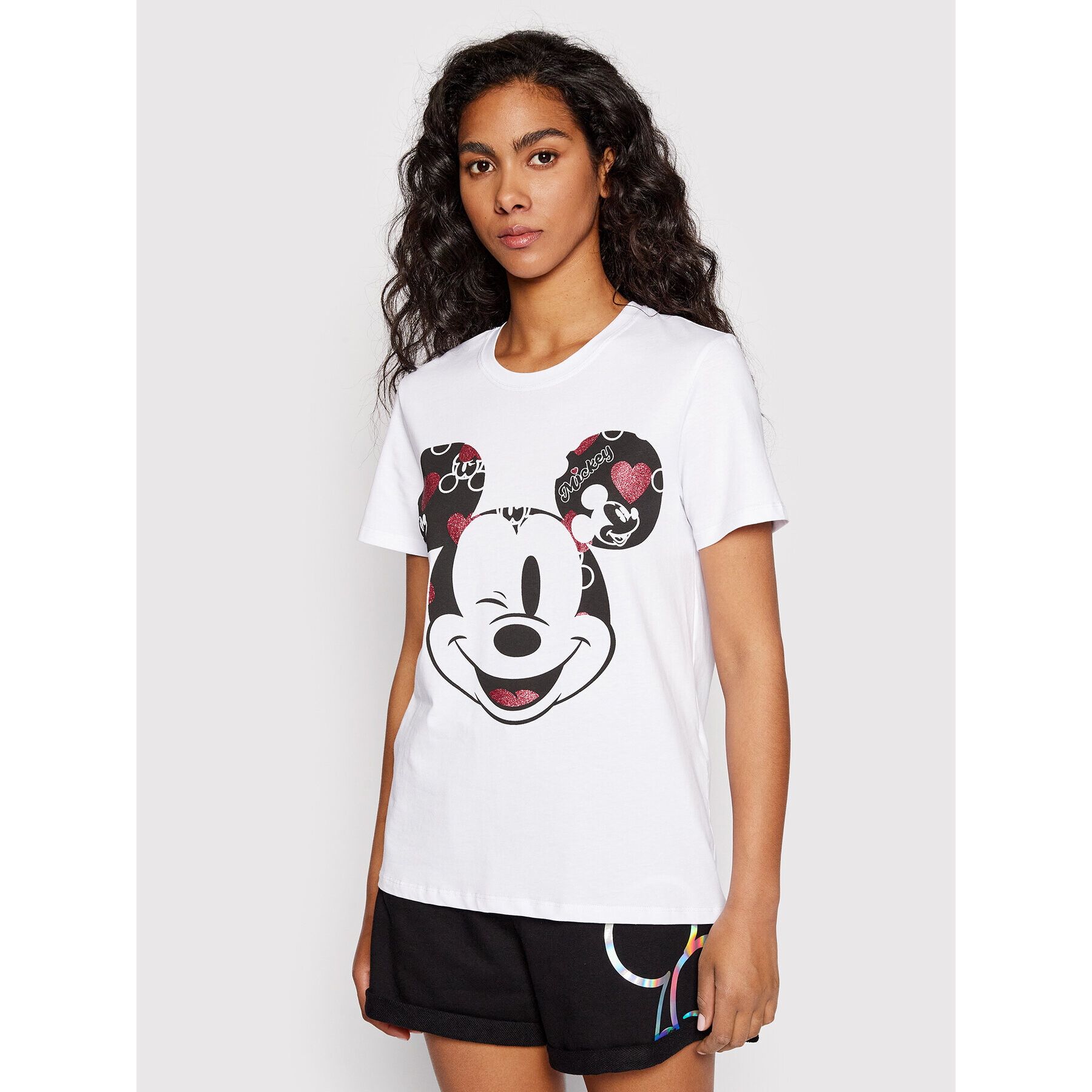 Fracomina Póló DISNEY FD22ST3054J401N5 Fehér Regular Fit - Pepit.hu