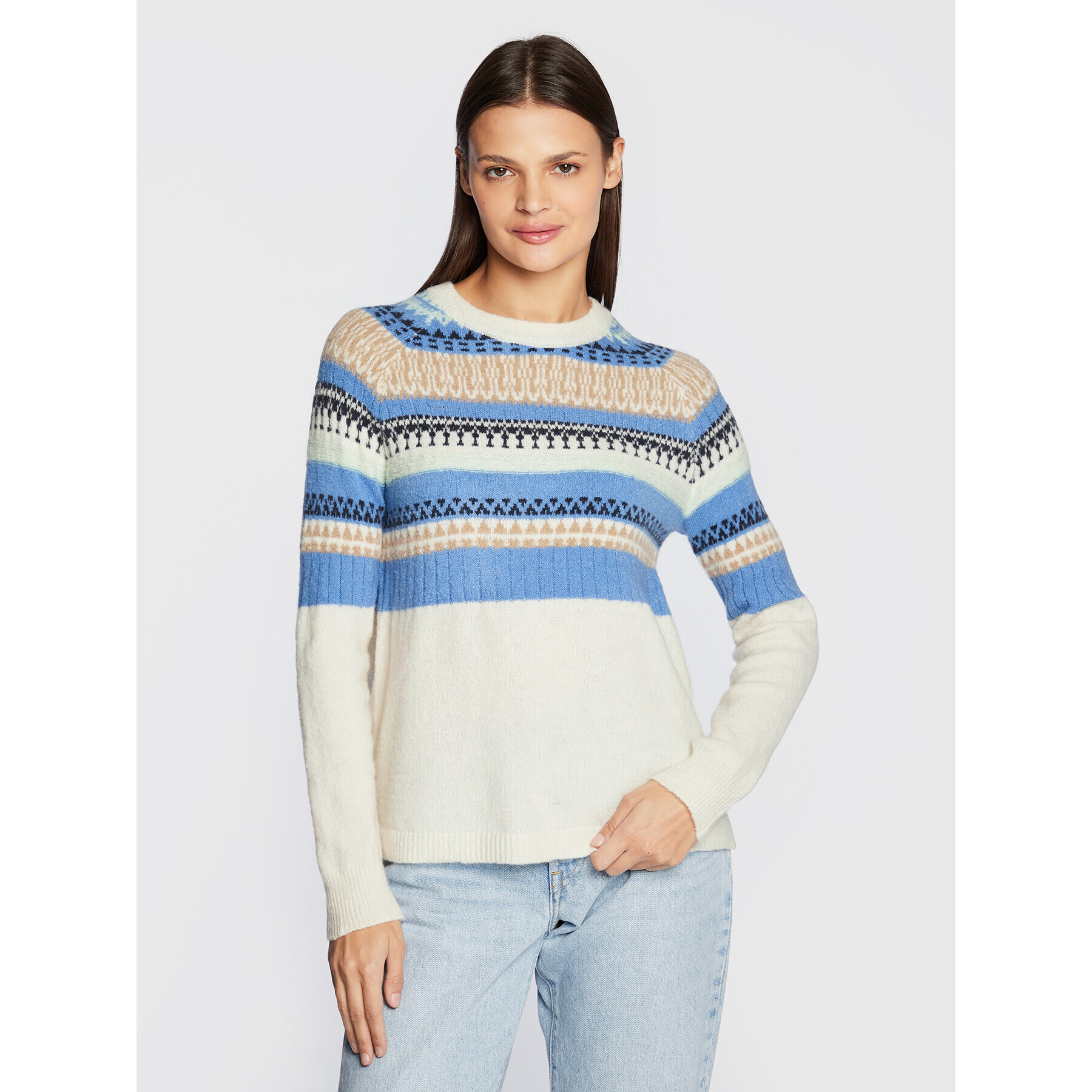 Fransa Sweater Isabella 20611200 Színes Regular Fit - Pepit.hu