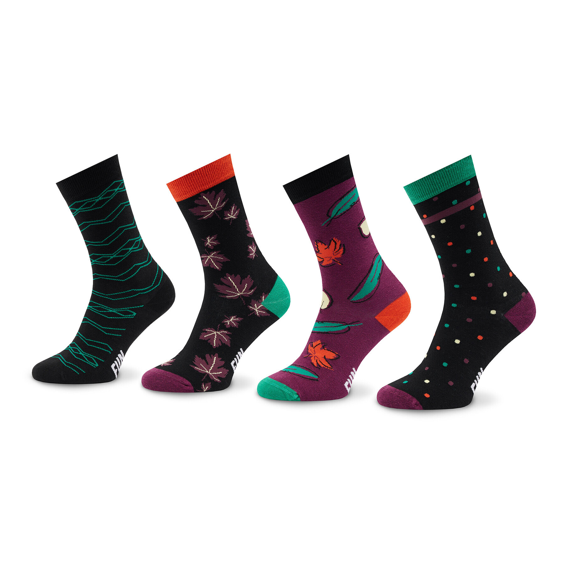 Fun Socks 4 pár hosszú szárú unisex zokni Gift Box Unisex FS-FU71107 Színes - Pepit.hu