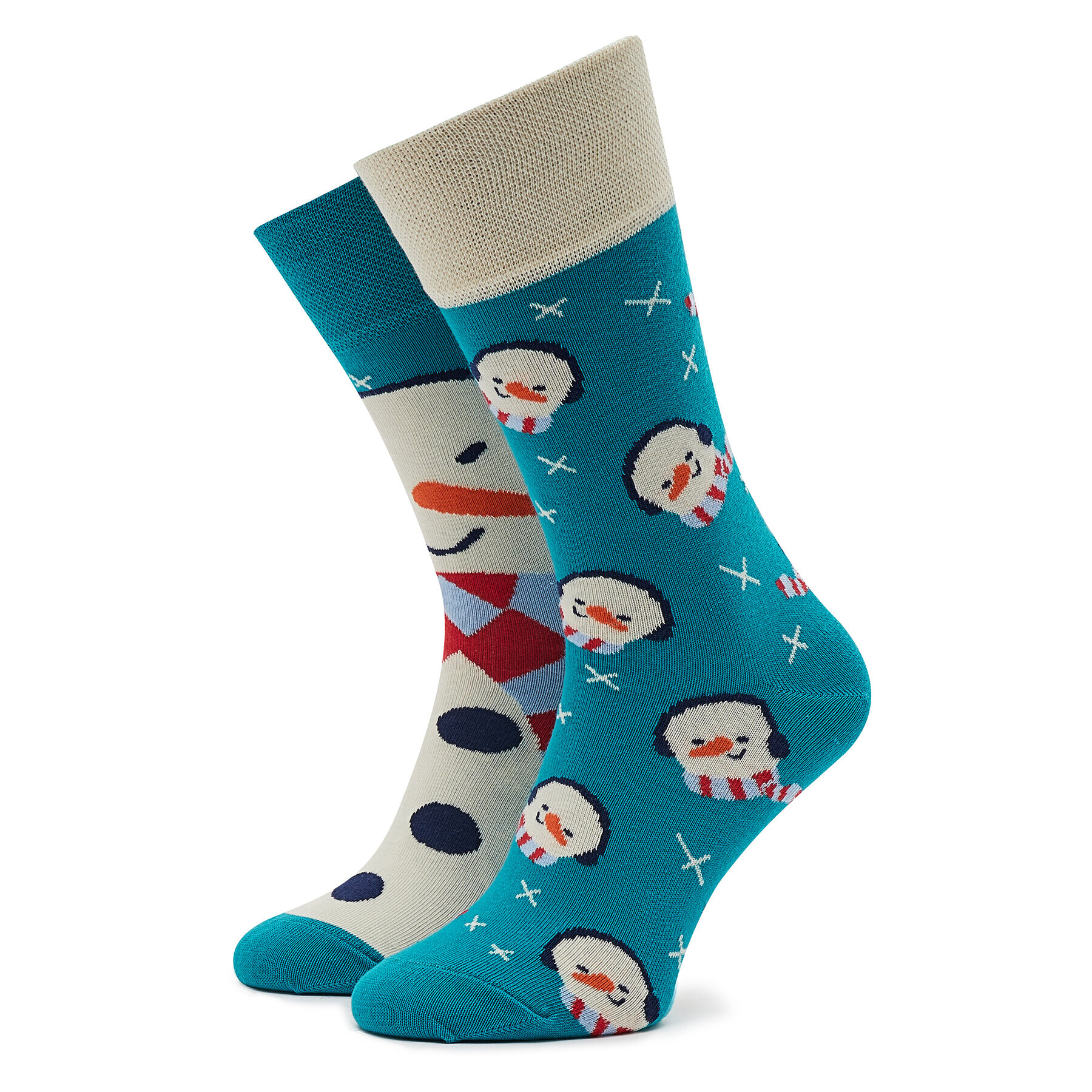 Funny Socks Unisex Magasszárú Zokni Snowman SM1/60 Színes - Pepit.hu