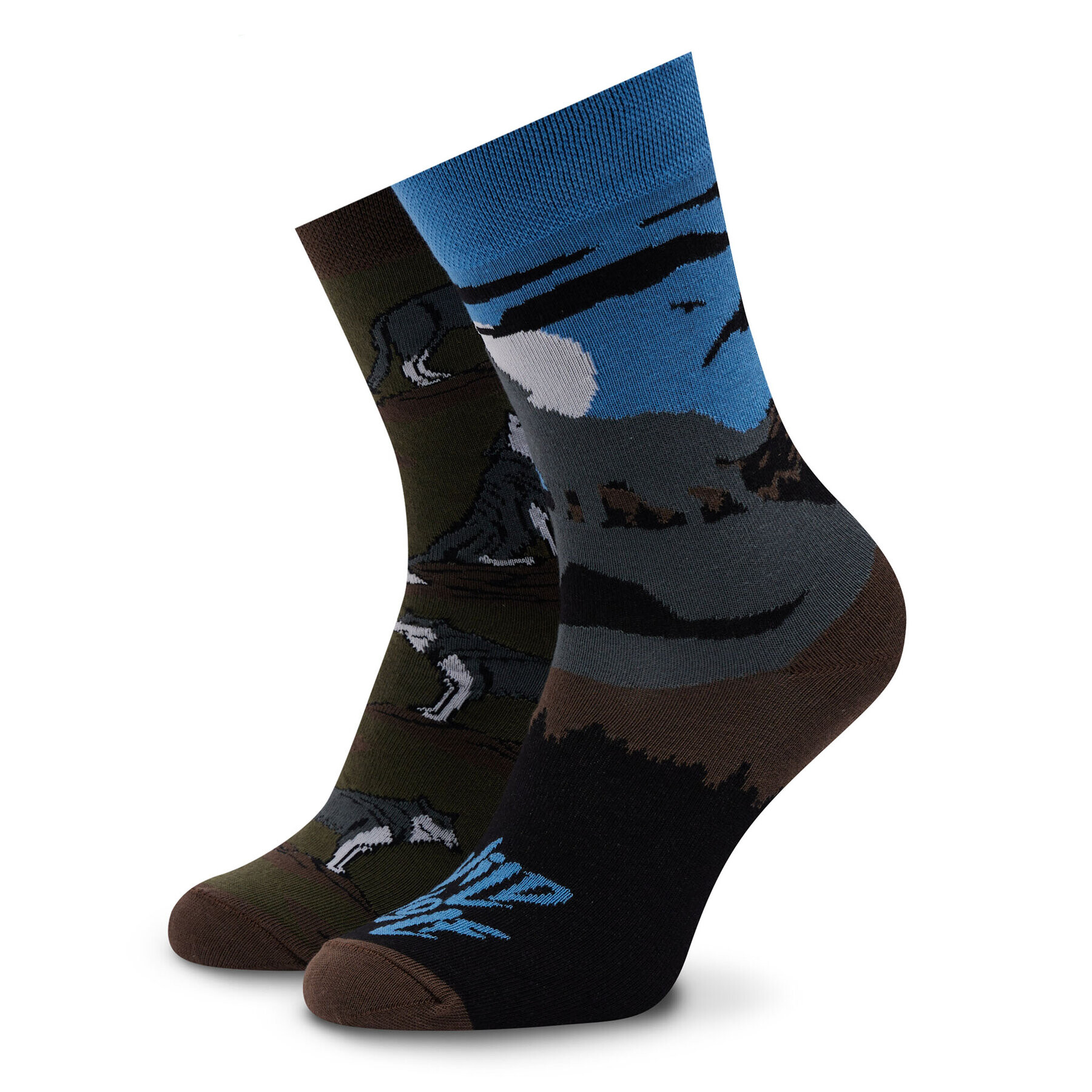 Funny Socks Unisex Magasszárú Zokni Wild Wolf SM2/11 Színes - Pepit.hu