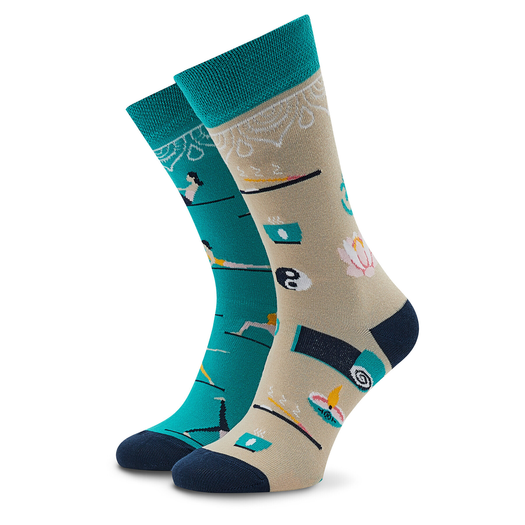 Funny Socks Unisex Magasszárú Zokni Yoga SM1/68 Színes - Pepit.hu