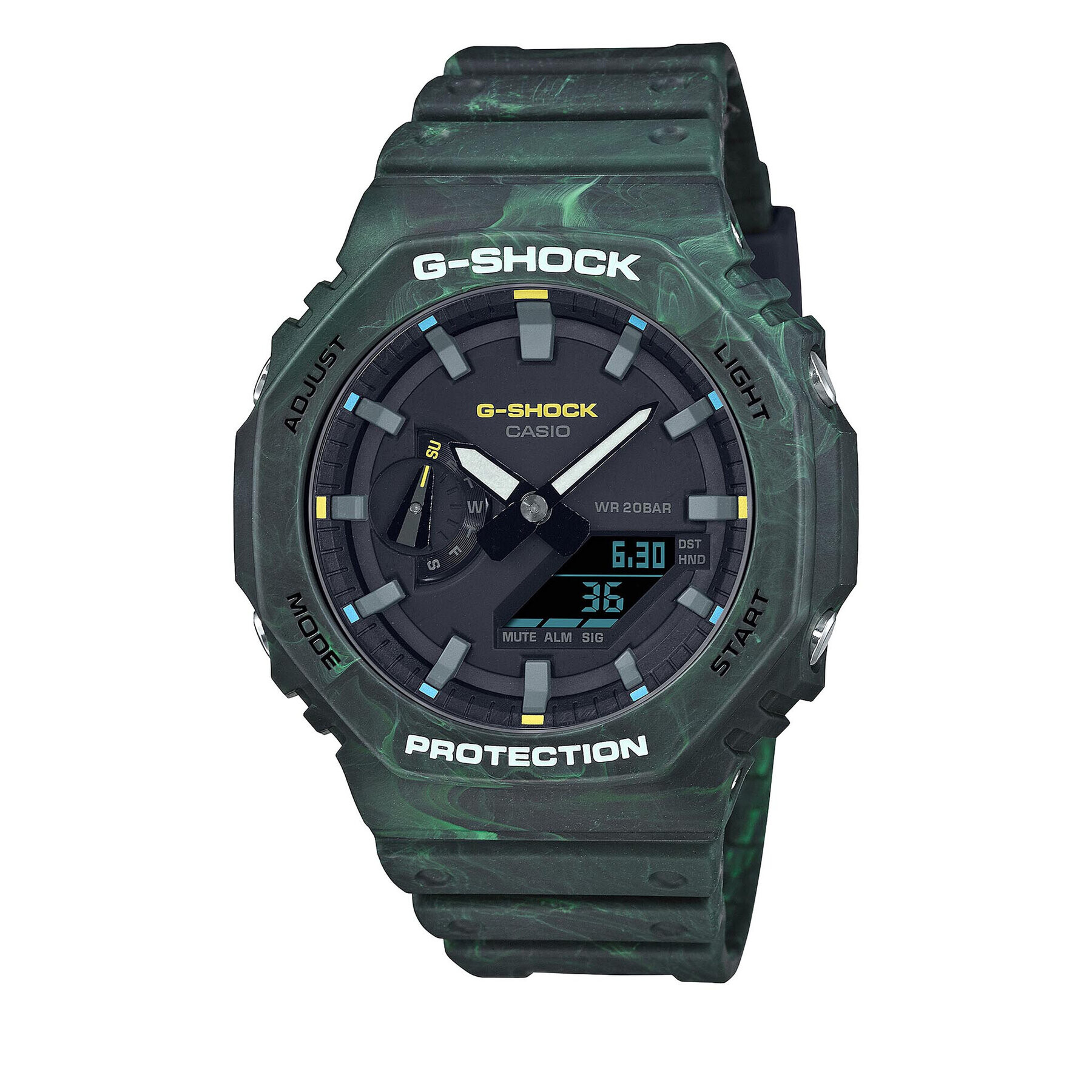 G-Shock Karóra GA-2100FR-3AER Zöld - Pepit.hu