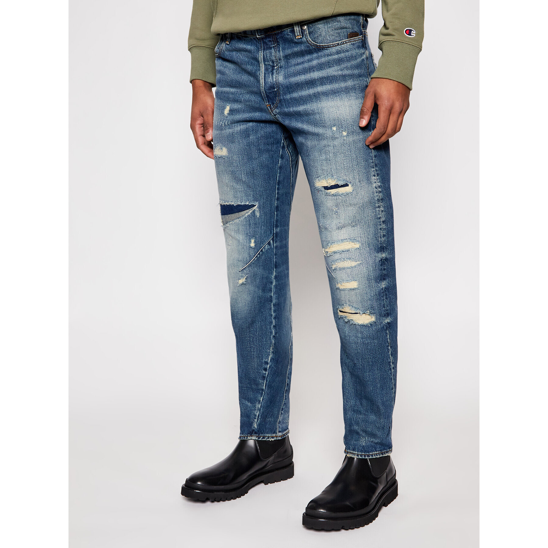 G-Star Raw Farmer Arc 3D D09132-B988-A944 Sötétkék Relaxed Tapered Fit - Pepit.hu