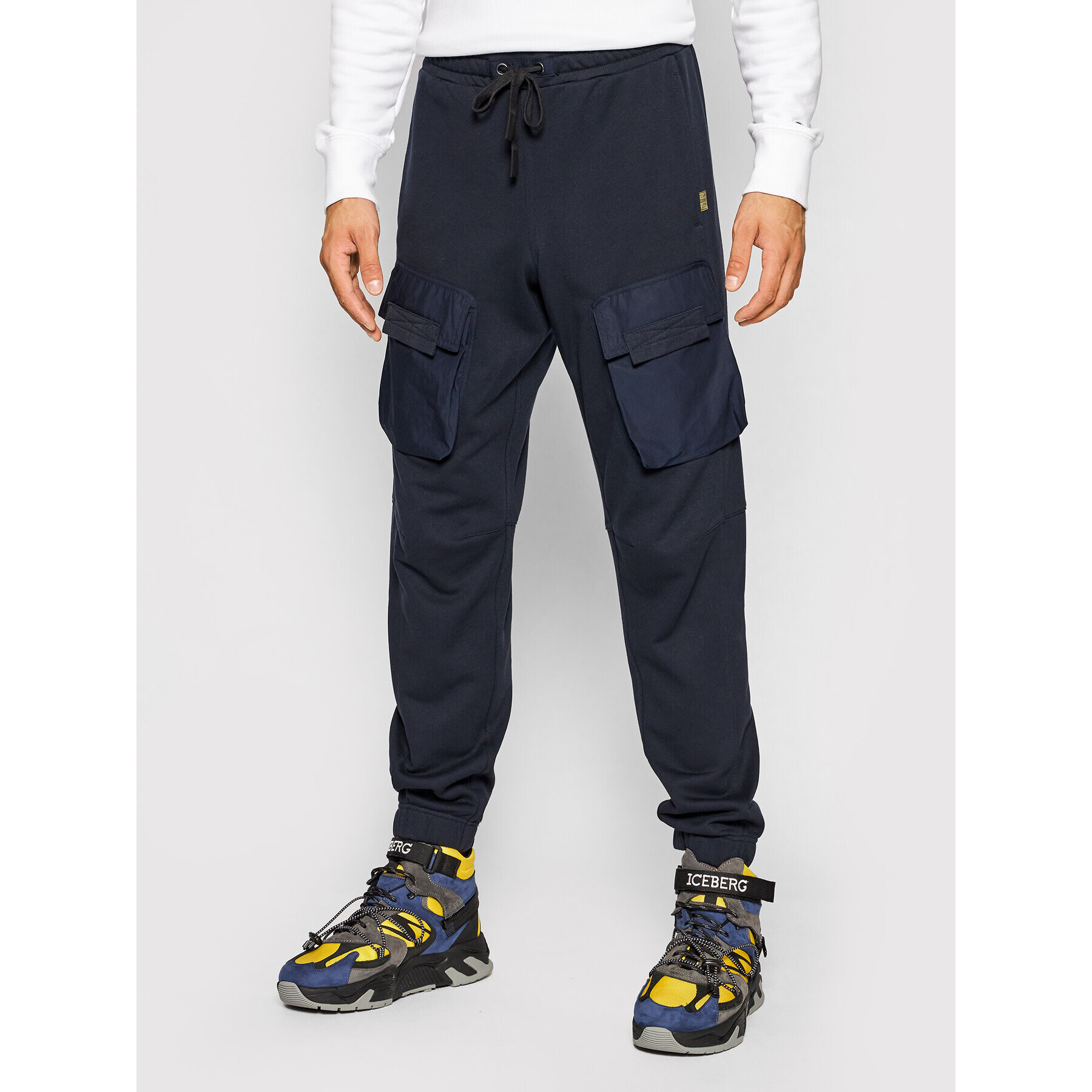 G-Star Raw Melegítő alsó Mixed Cargo D20808-A613-4213 Sötétkék Regular Fit - Pepit.hu