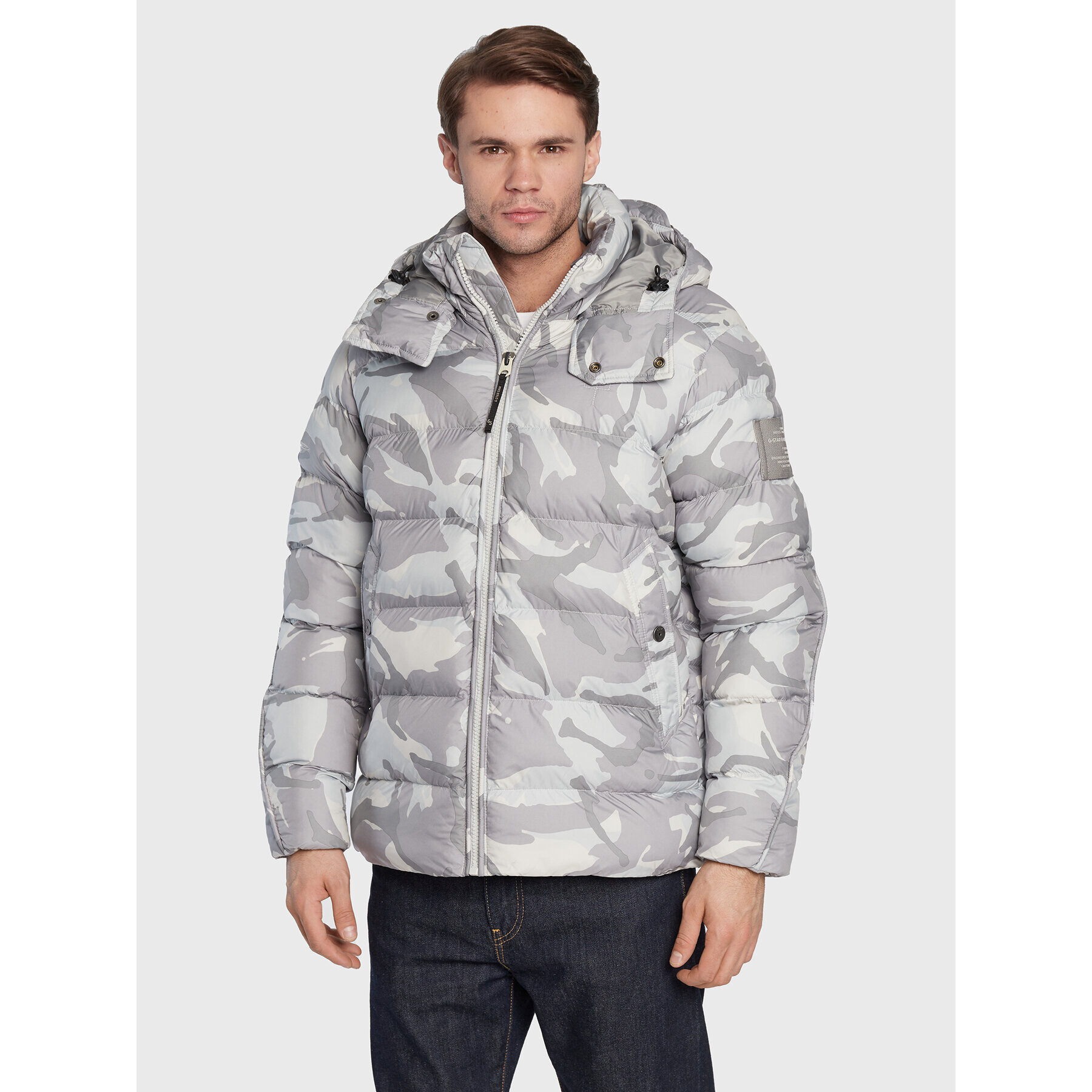 G-Star Raw Pehelykabát G-Whistler D20100-C441-D436 Szürke Regular Fit - Pepit.hu