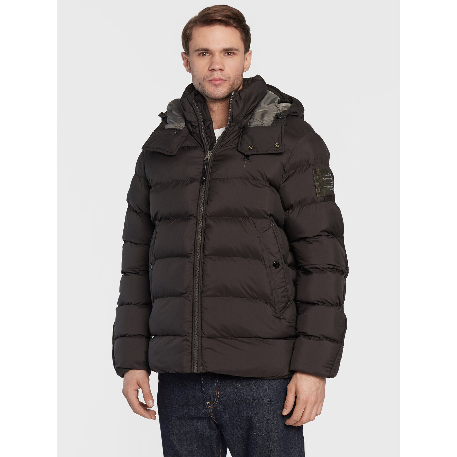 G-Star Raw Pehelykabát G-Whistler D20100-D199-6484 Fekete Regular Fit - Pepit.hu