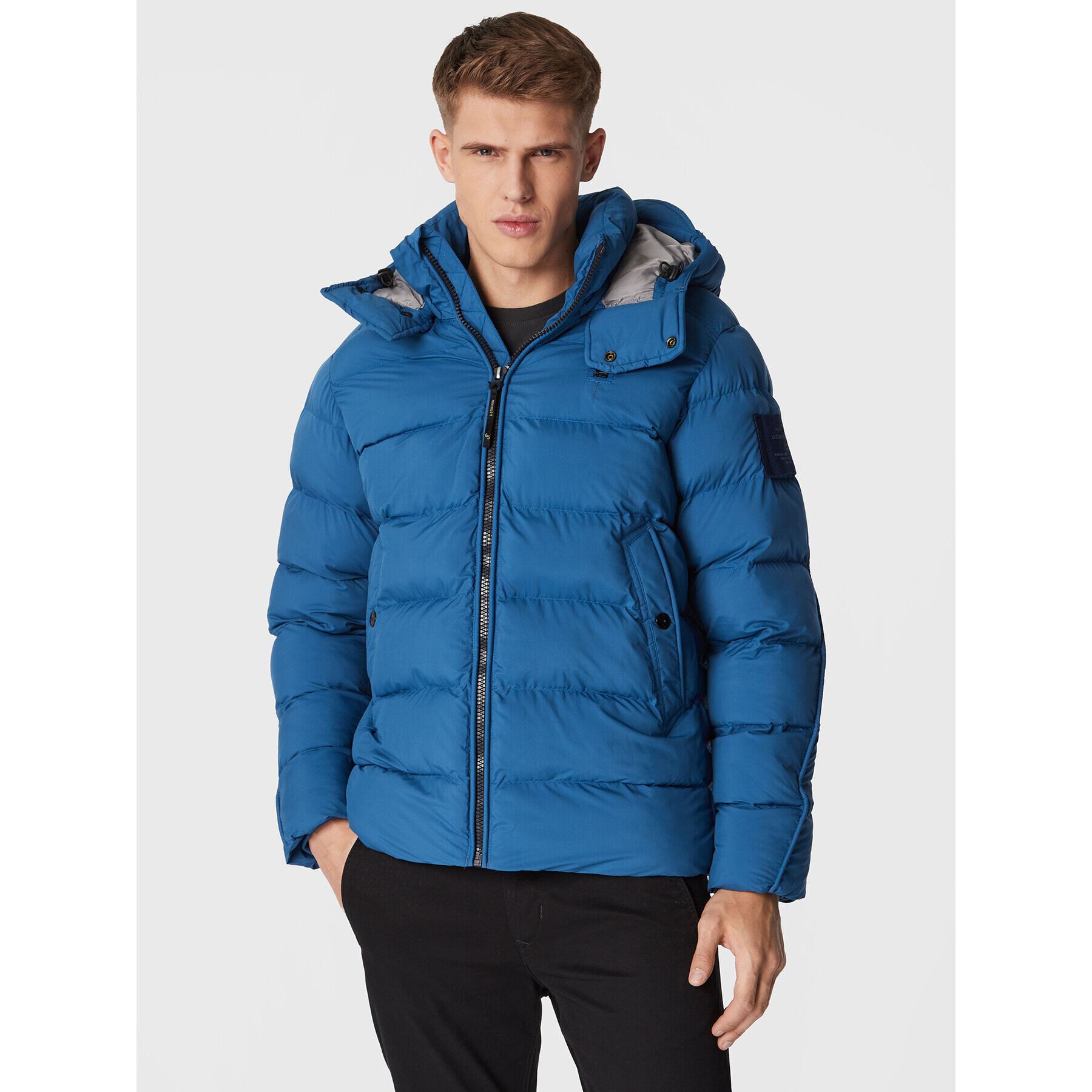 G-Star Raw Pehelykabát G-Whistler D20100-D199-937 Kék Regular Fit - Pepit.hu