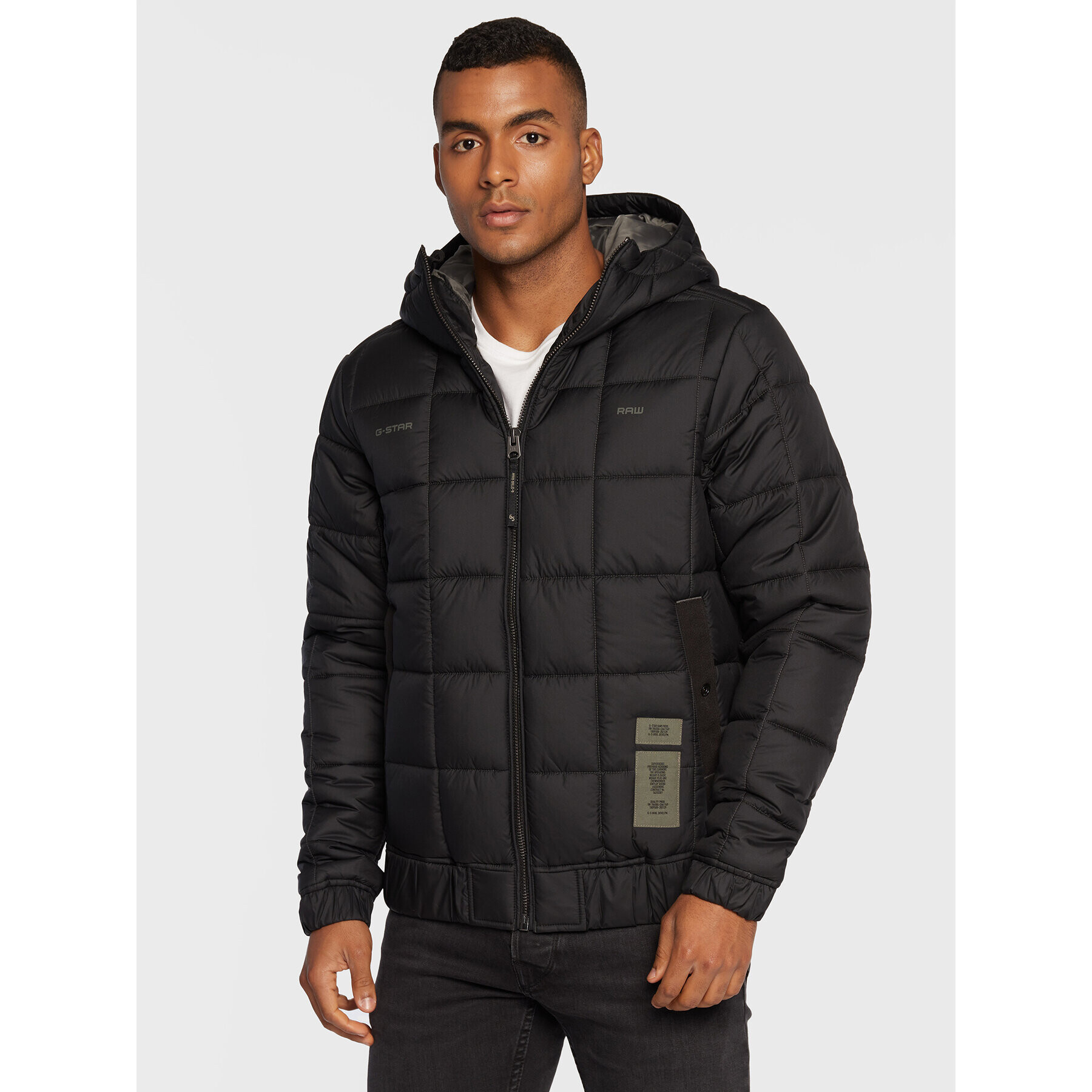 G-Star Raw Pehelykabát Meefic D22716-B958-6484 Fekete Regular Fit - Pepit.hu