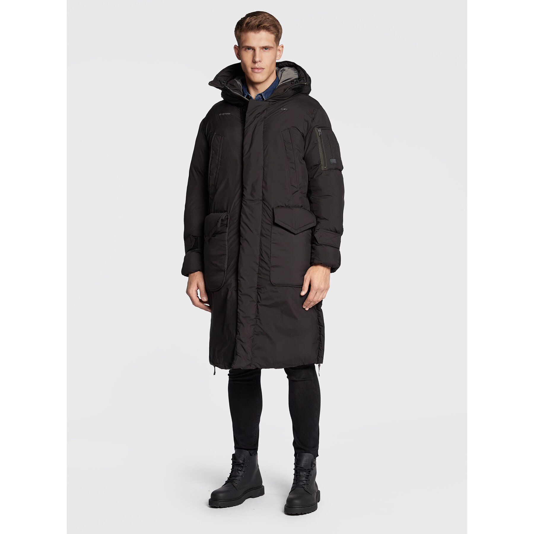 G-Star Raw Pehelykabát Pillow Whistler D21948-D199-6484 Fekete Regular Fit - Pepit.hu