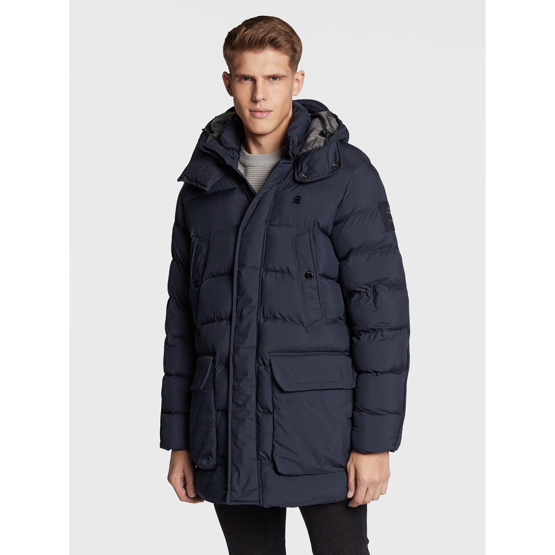 G-Star Raw Pehelykabát Whistler D20102-D199-C742 Sötétkék Regular Fit - Pepit.hu