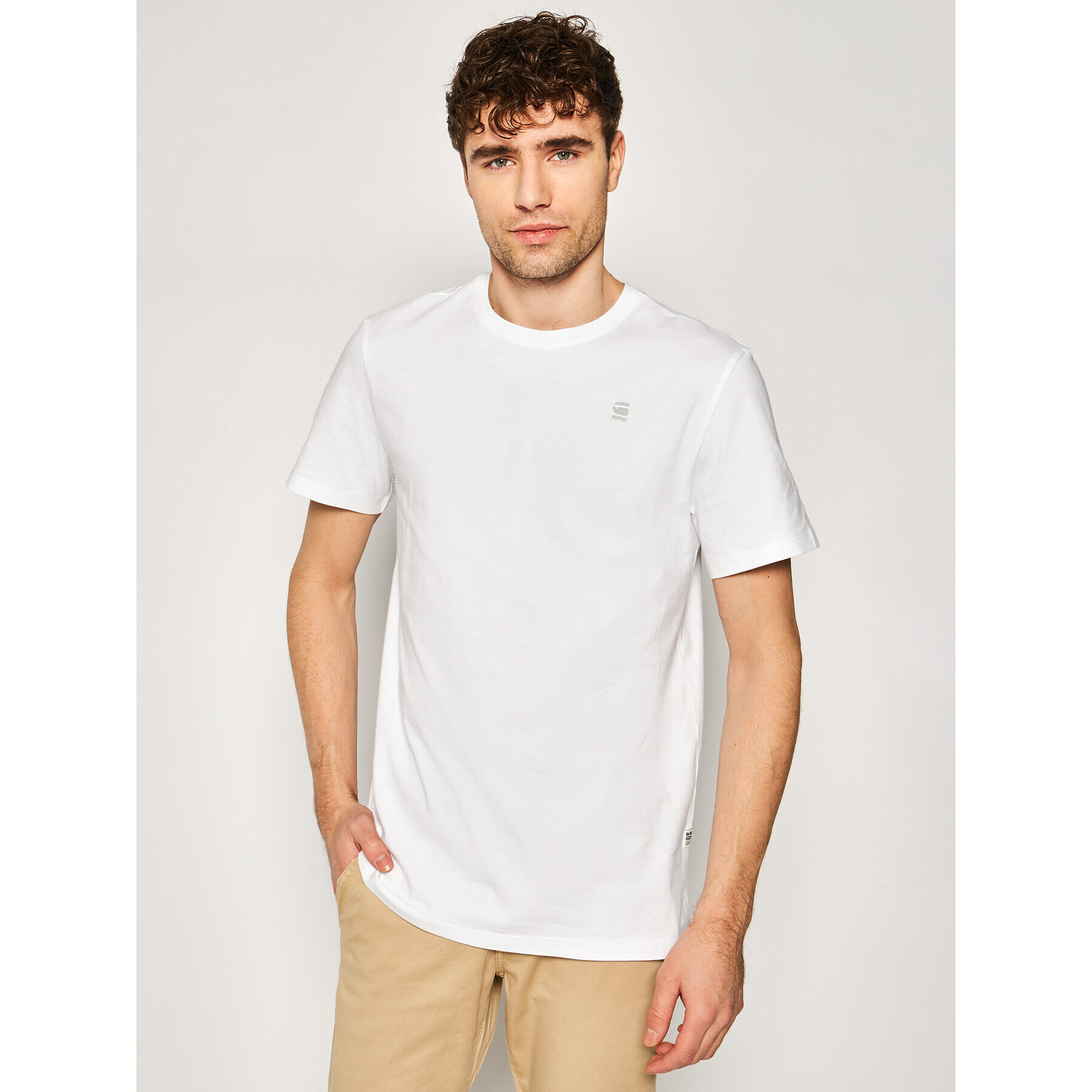 G-Star Raw Póló Base-S D16411-336-110 Fehér Regular Fit - Pepit.hu