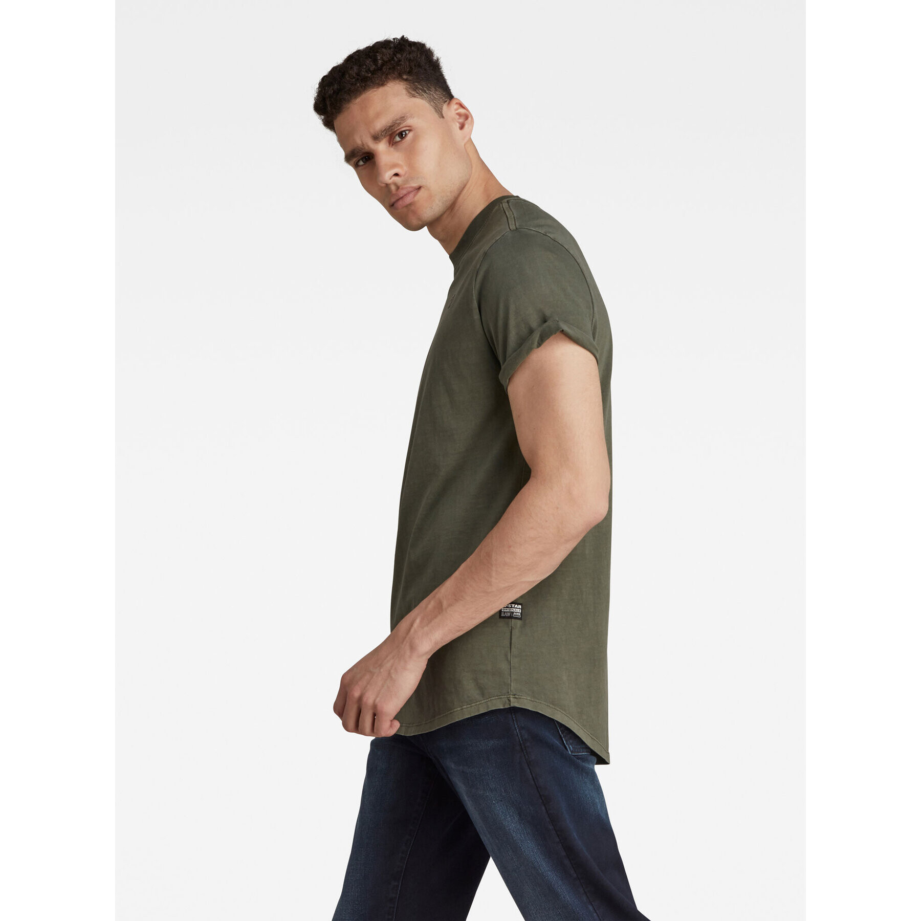 G-Star Raw Póló D16396-2653-C249 Zöld Regular Fit - Pepit.hu