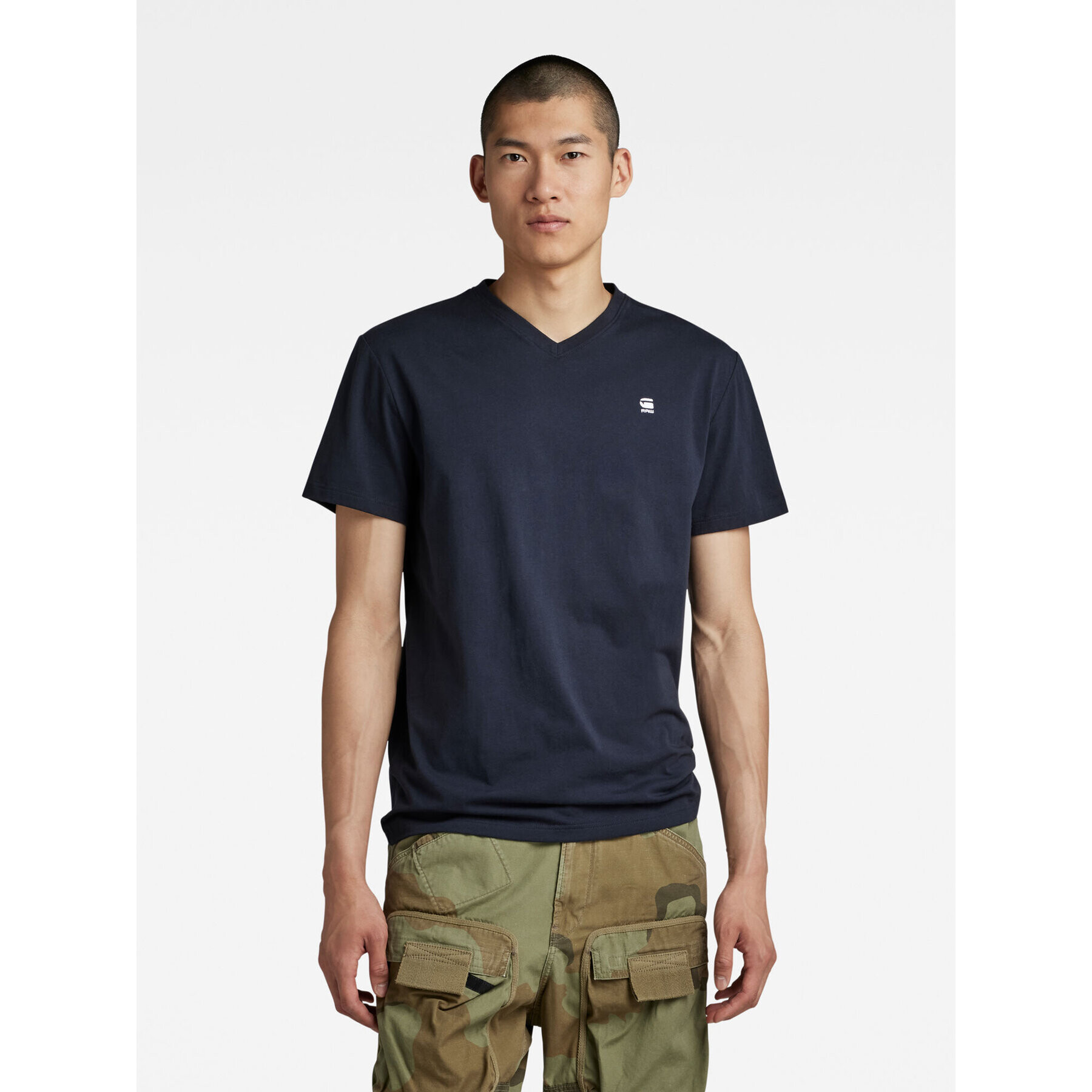 G-Star Raw Póló D16412-336-C742 Sötétkék Regular Fit - Pepit.hu