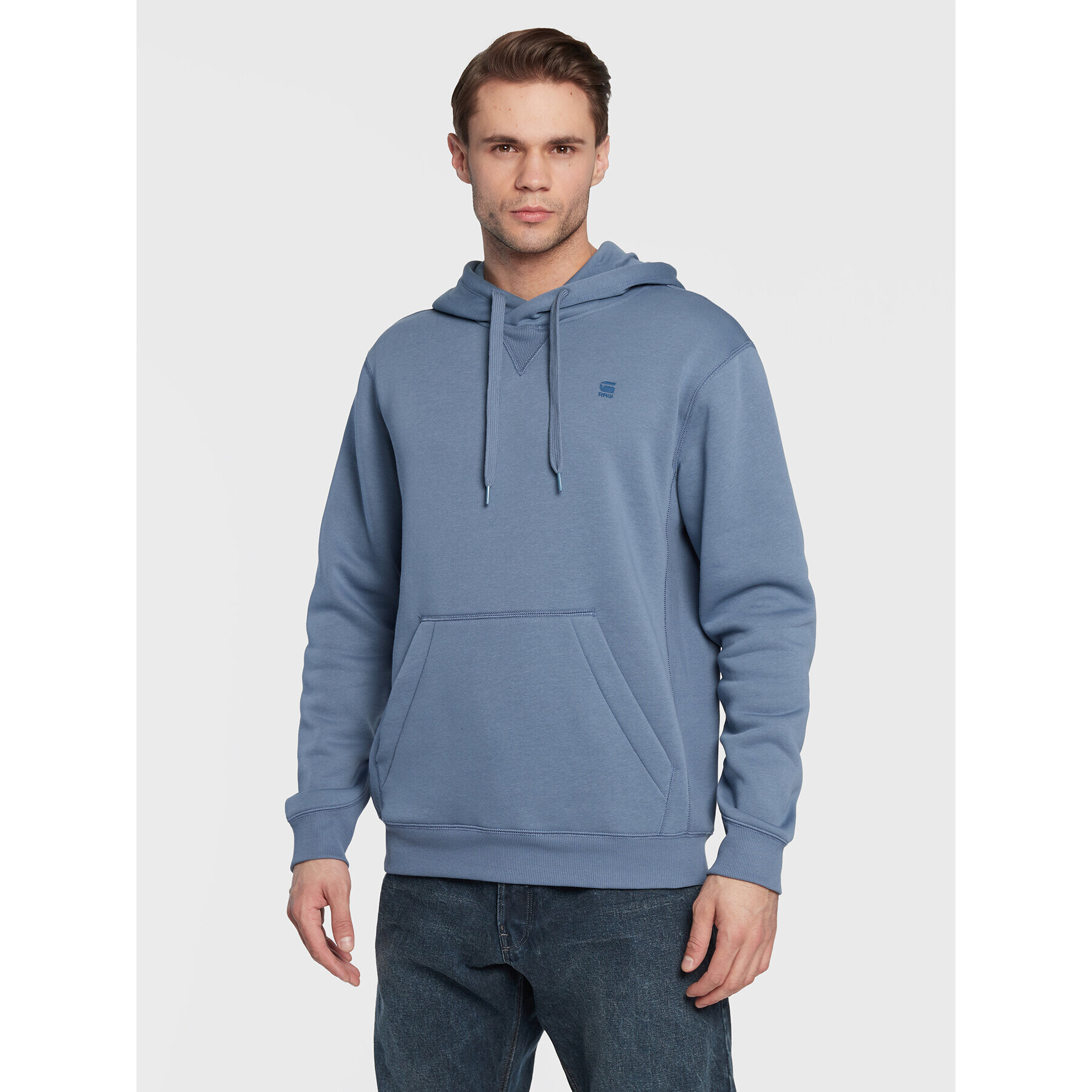 G-Star Raw Pulóver Premium Core D16121-C235-2182 Kék Regular Fit - Pepit.hu