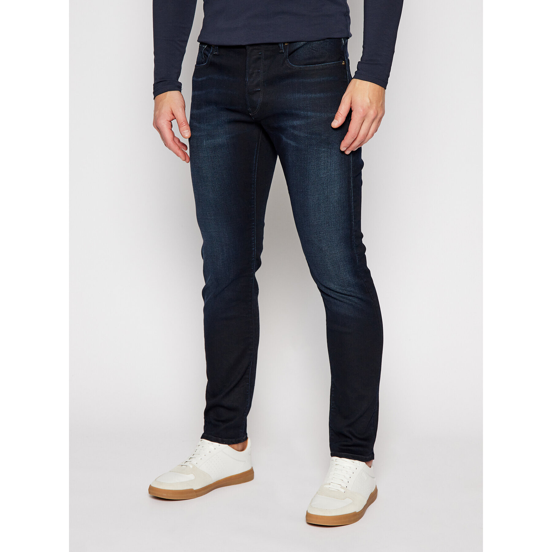 G-Star Raw Slim Fit farmer 3301 51001-5245-89 Sötétkék Slim Fit - Pepit.hu