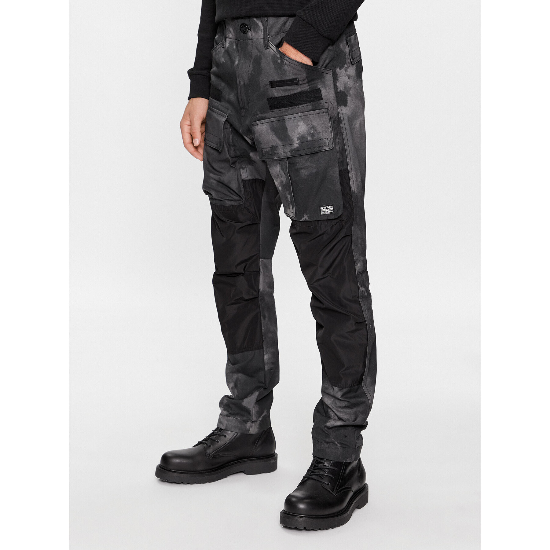 G-Star Raw Szövet nadrág 3D D23636-D386-G144 Szürke Tapered Fit - Pepit.hu