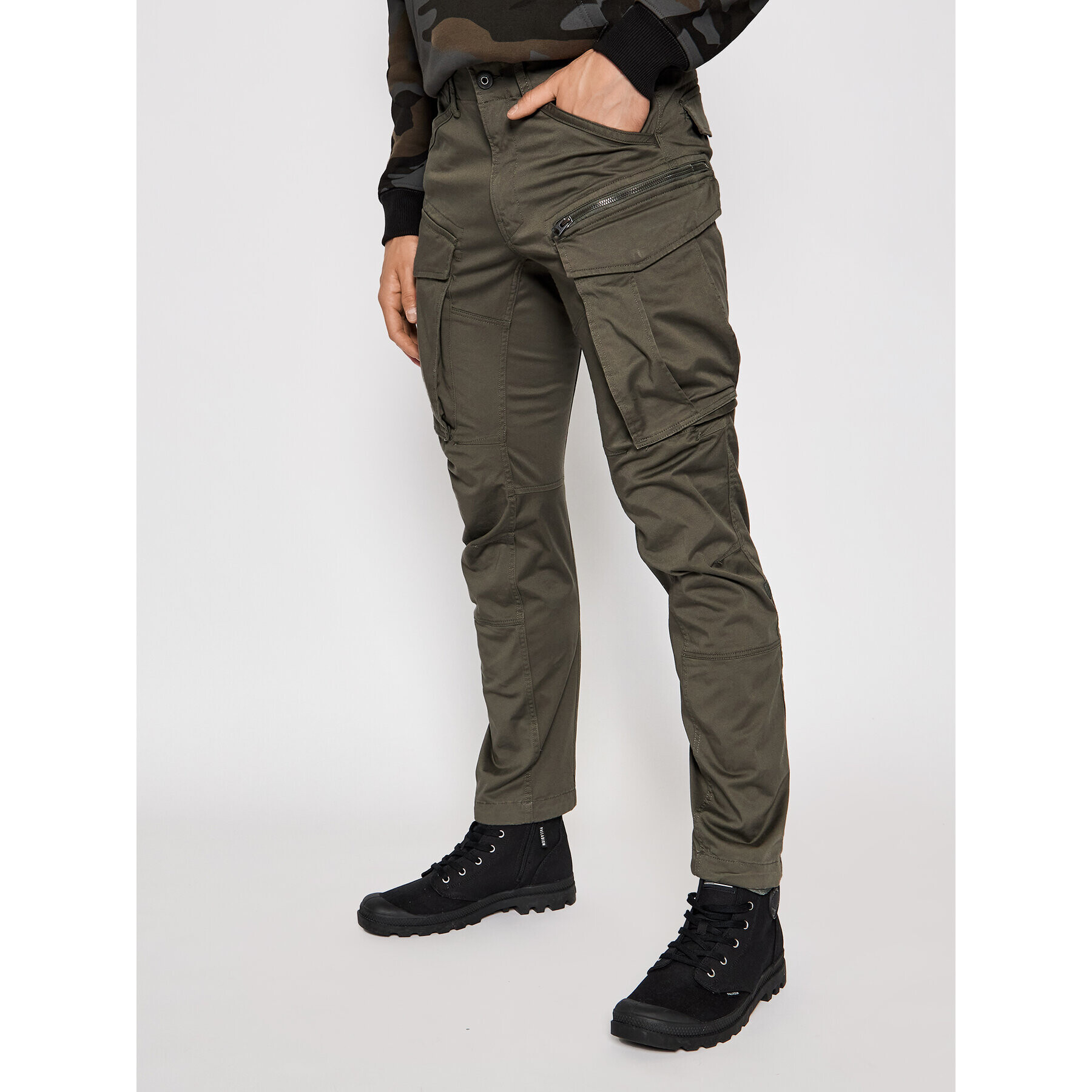 G-Star Raw Szövet nadrág Rovic D02190 5126 1260 Szürke Regular Fit - Pepit.hu