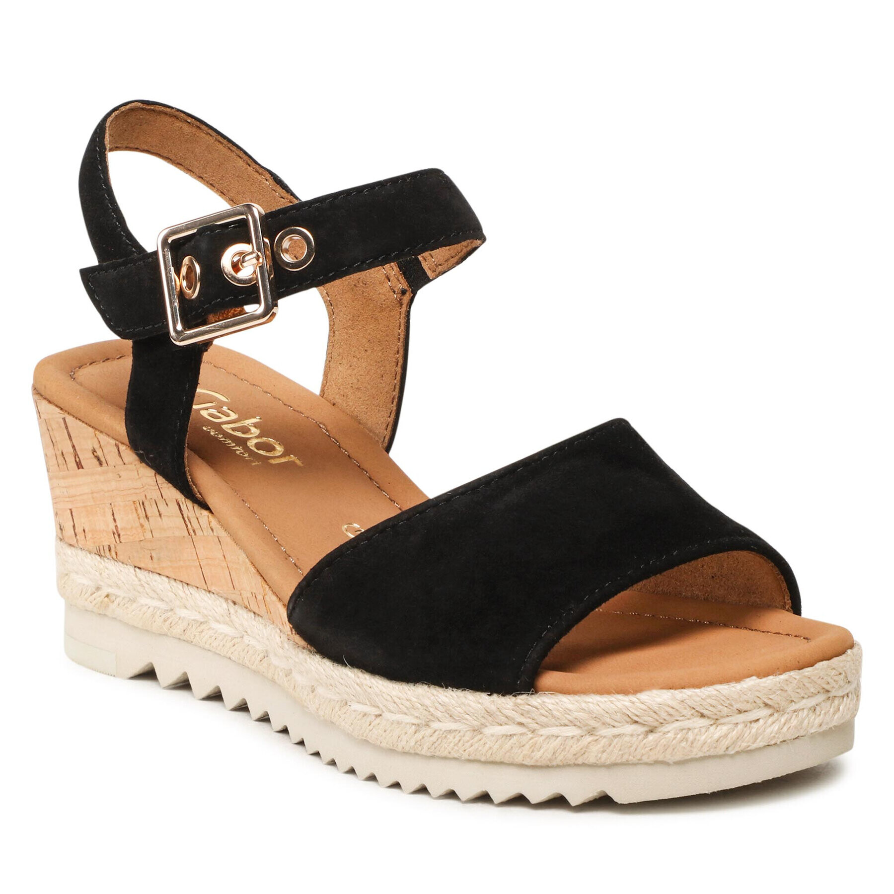 Gabor Espadrilles 82.830.47 Fekete - Pepit.hu