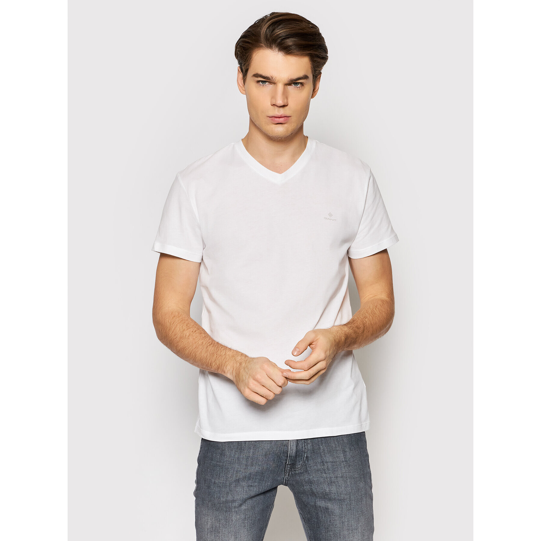 Gant 2 póló készlet Essentials 901002118 Fehér Regular Fit - Pepit.hu