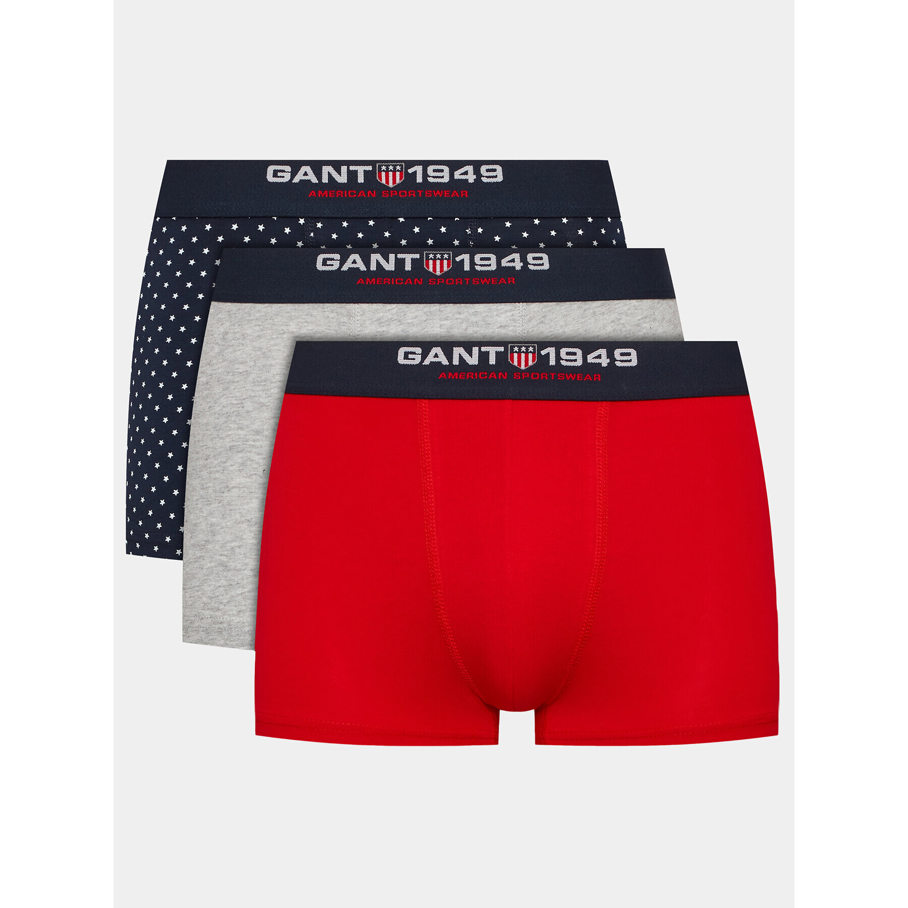 Gant 3 darab boxer 902133073 Fekete - Pepit.hu