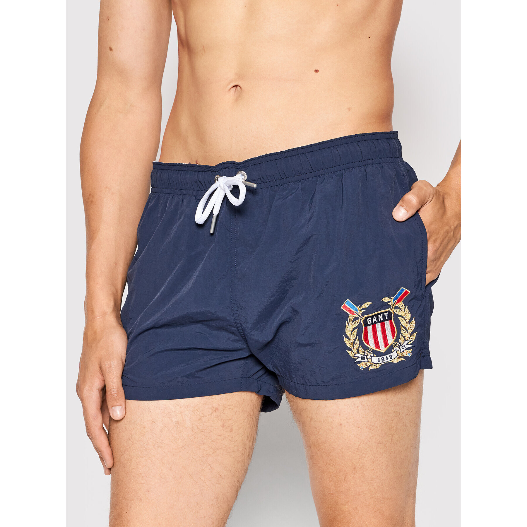 Gant Úszónadrág Crest 922216021 Sötétkék Regular Fit - Pepit.hu