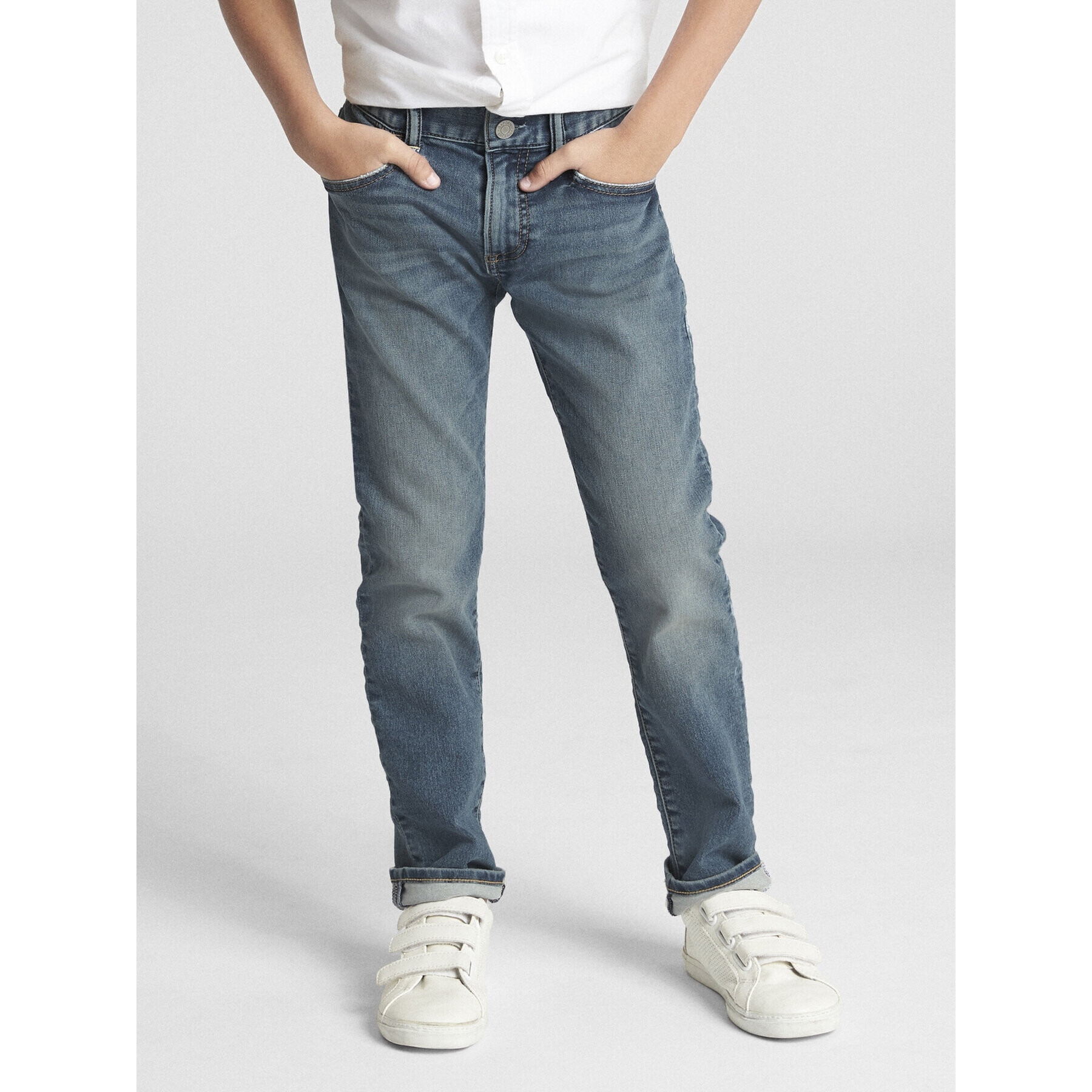 Gap Farmer 358202-00 Kék Slim Fit - Pepit.hu