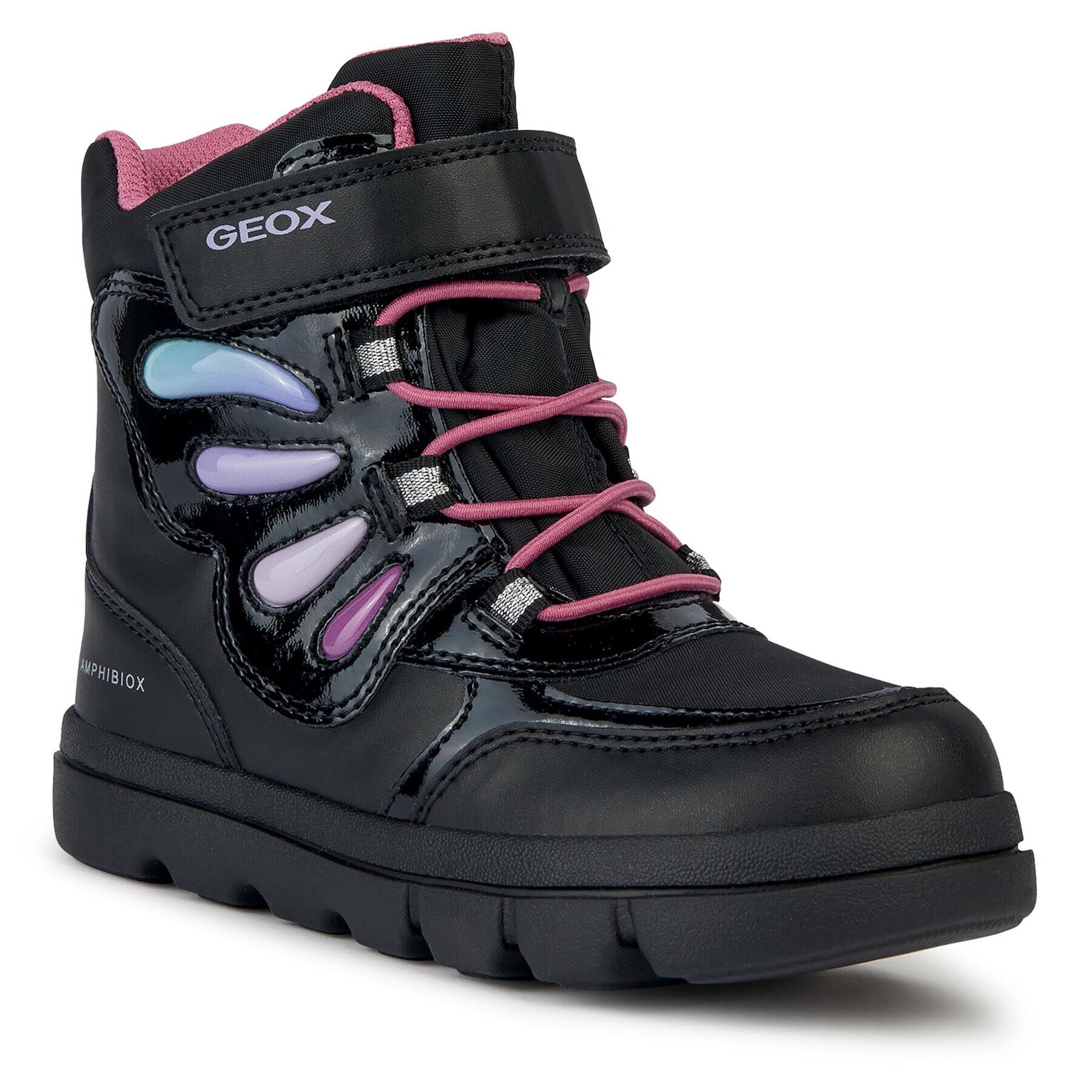 Geox Csizma J Willaboom Girl B A J36HWA 054FU C9240 M Fekete - Pepit.hu