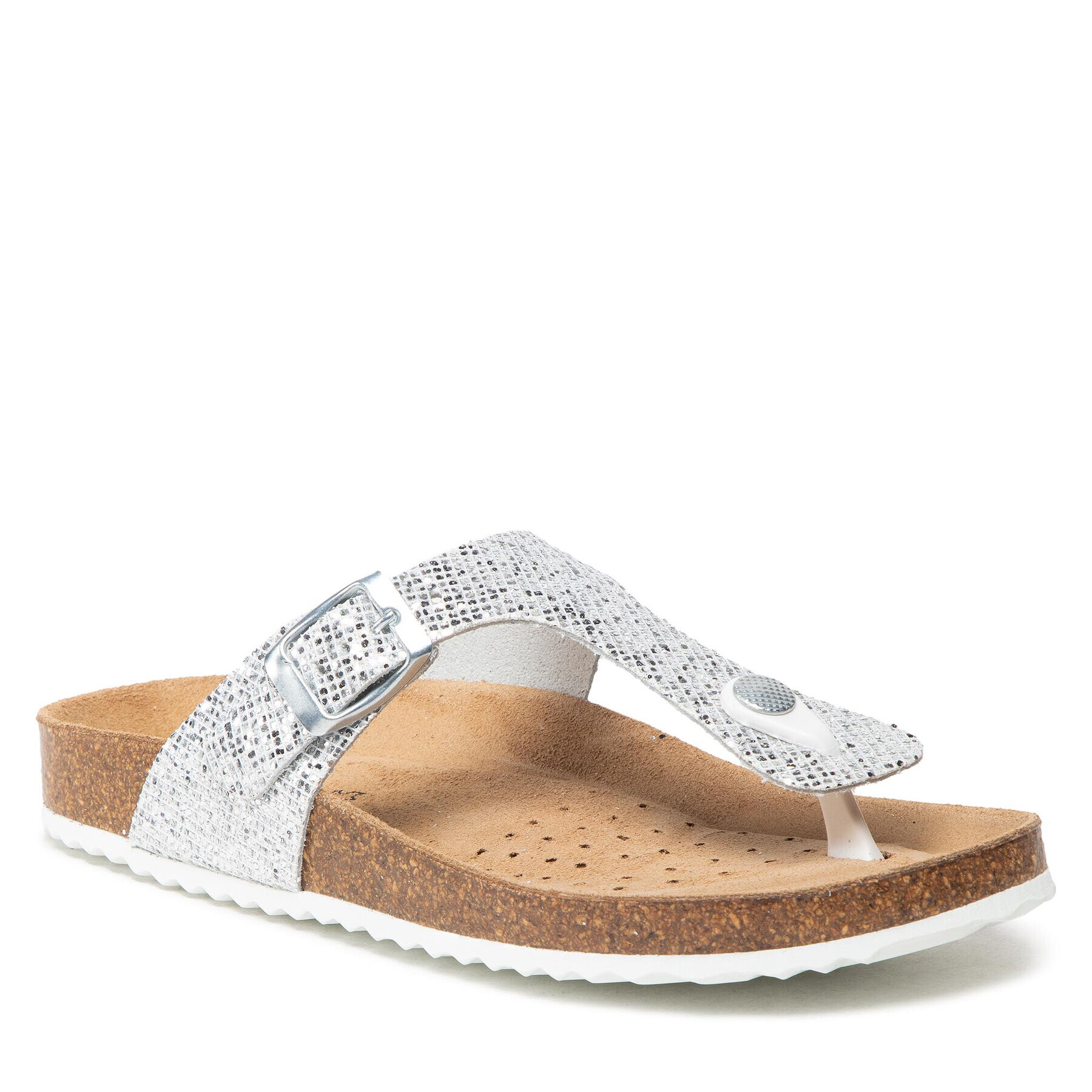 Geox Flip-flops D Brionia B D15LSB 000VI C1007 Ezüst - Pepit.hu