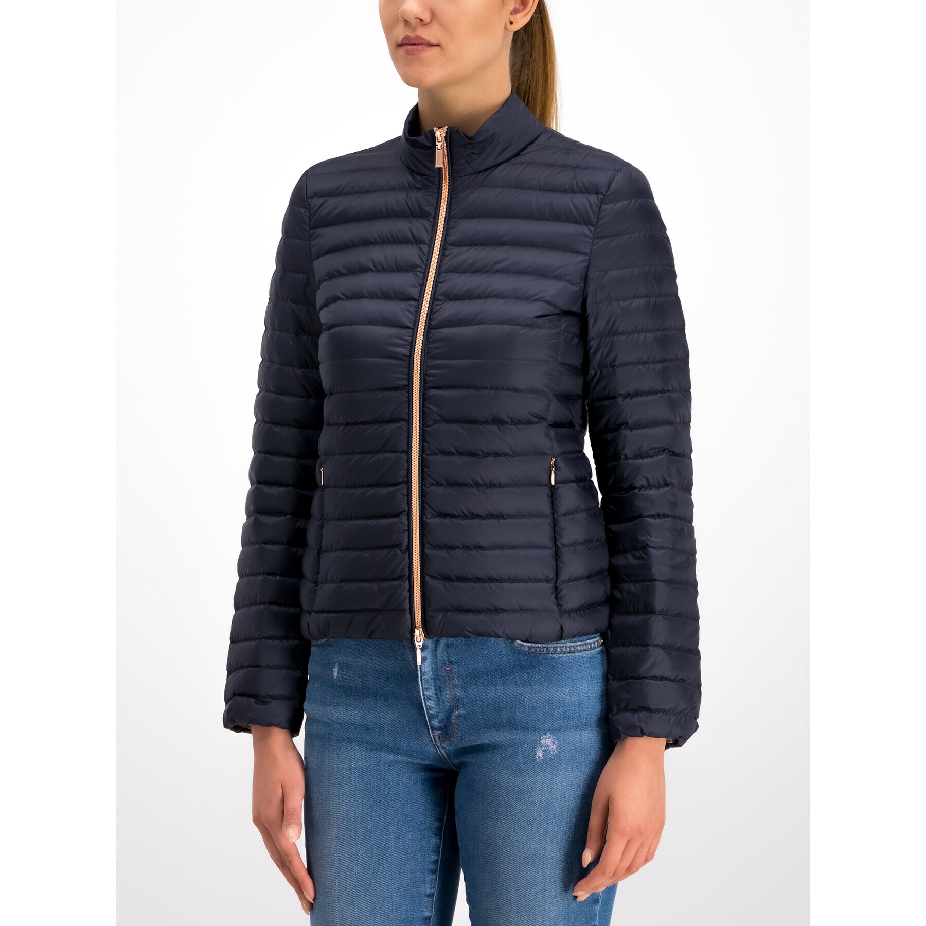 Geox Pehelykabát W Jaysen Mid Jkt W9225B T2449 F4468 Sötétkék Regular Fit - Pepit.hu