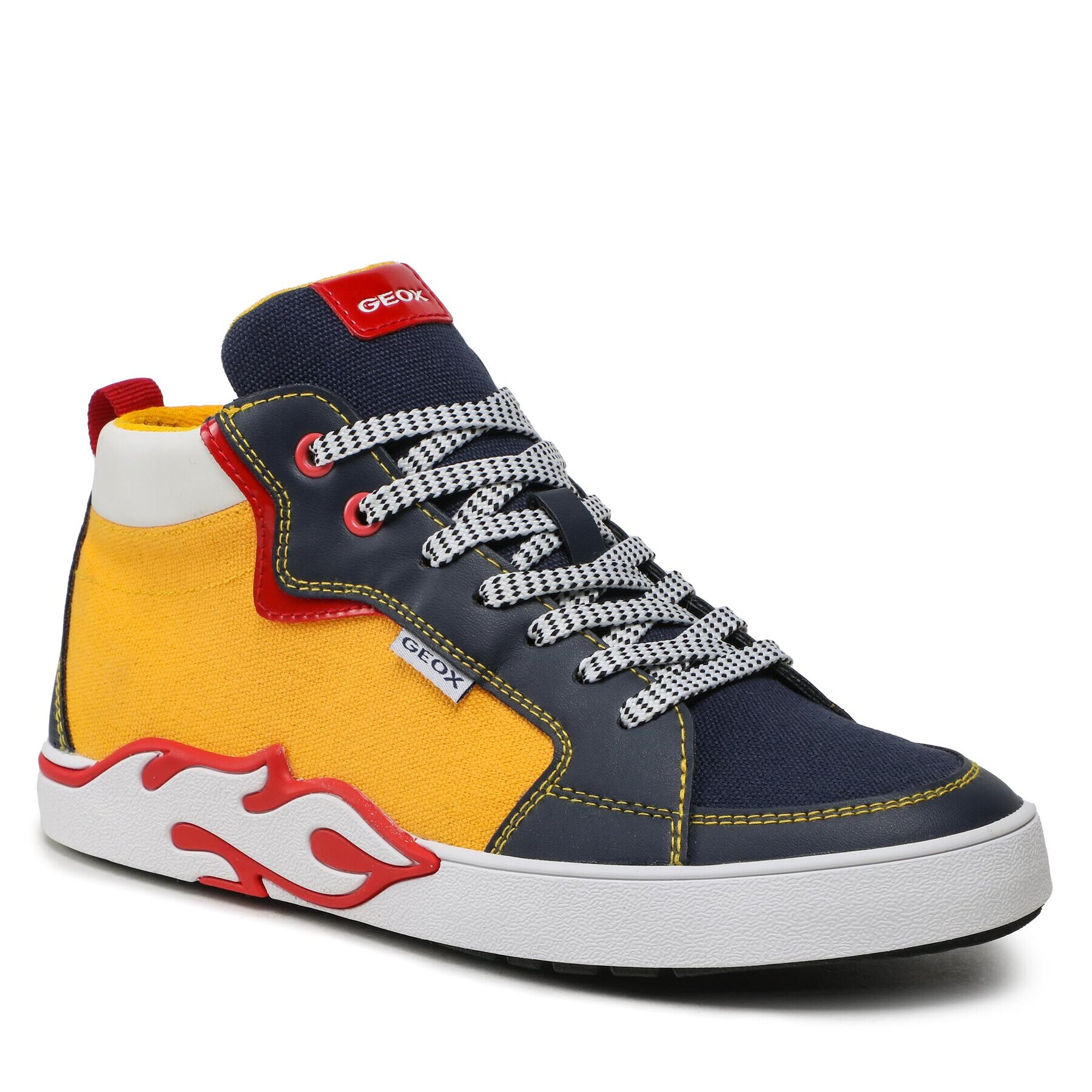 Geox Sportcipő J Alphabeet Boy J35HLF01054C2117 D Sárga - Pepit.hu