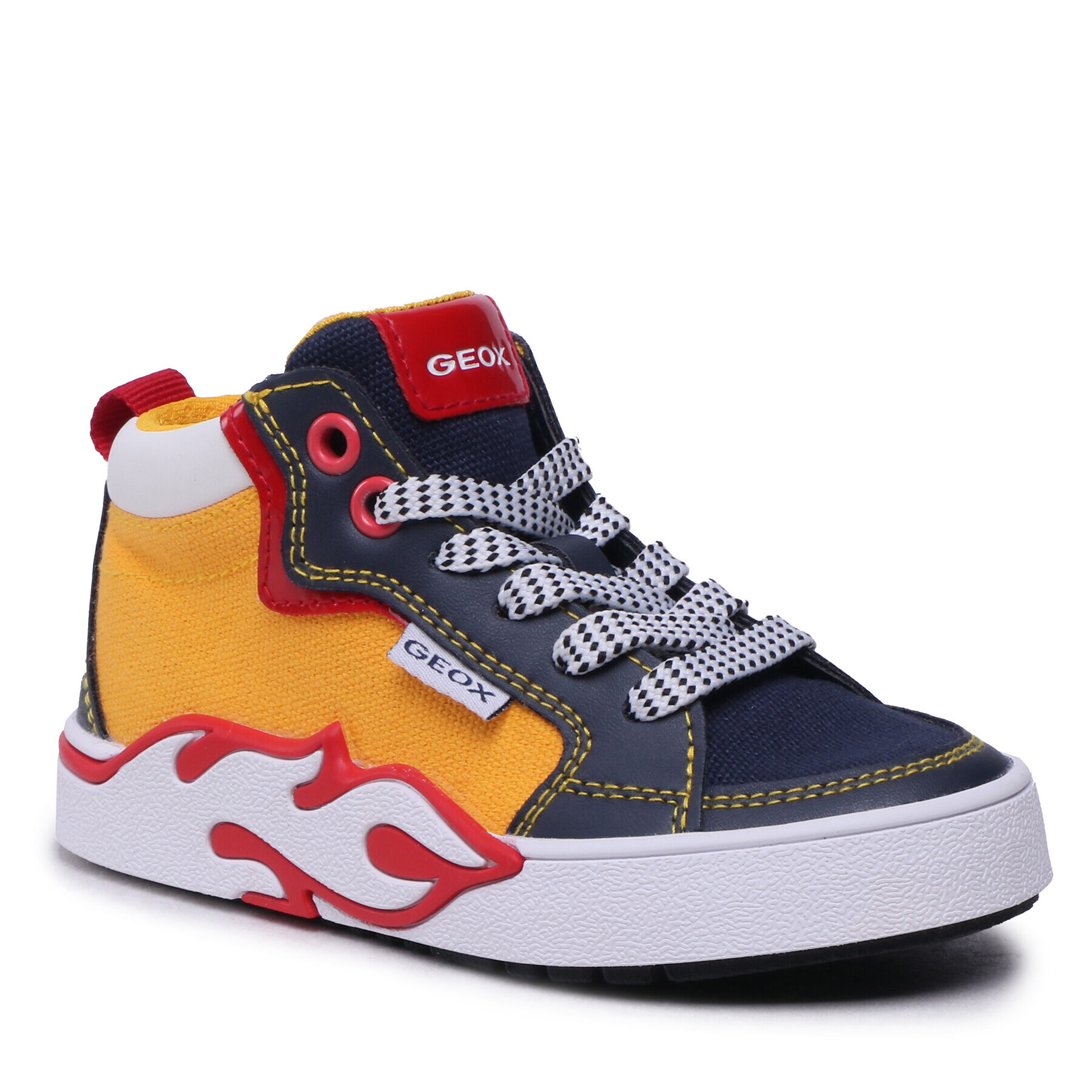 Geox Sportcipő J Alphabeet Boy J35HLF01054C2117 M Sárga - Pepit.hu