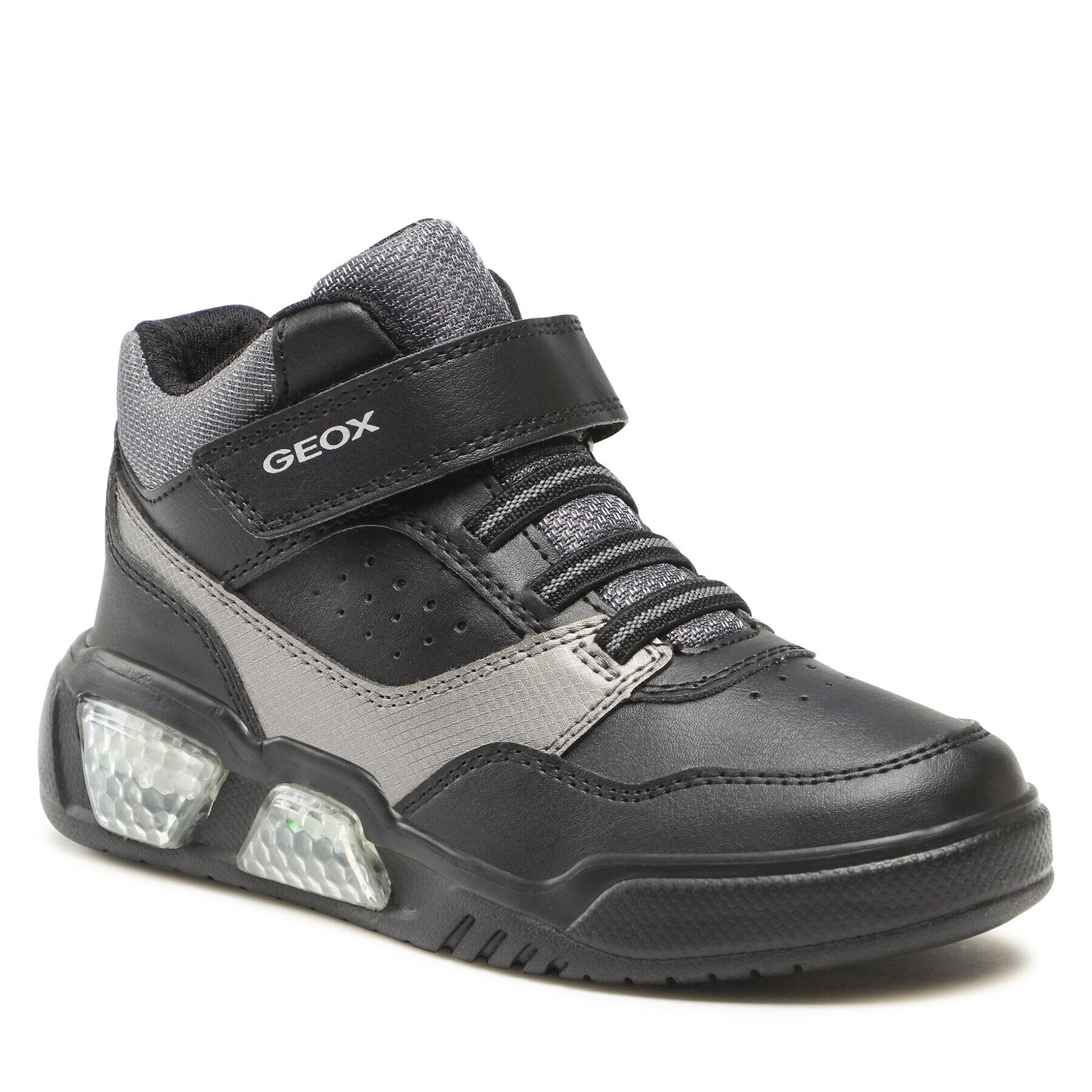 Geox Sportcipő J Illuminus Boy J36GVB 05411 C0005 S Fekete - Pepit.hu