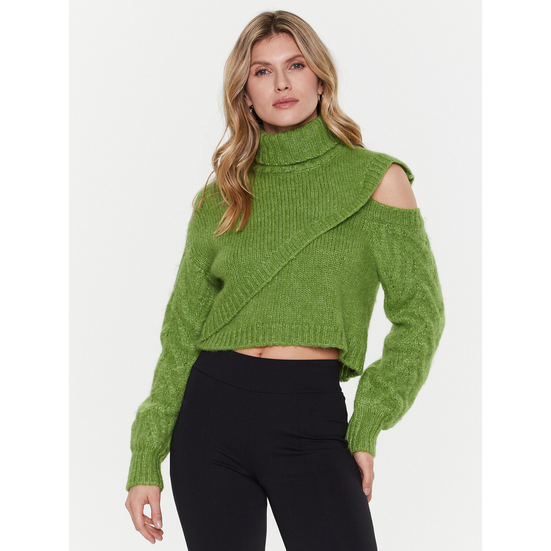 Gestuz Garbó Artiko 10906754 Zöld Cropped Fit - Pepit.hu