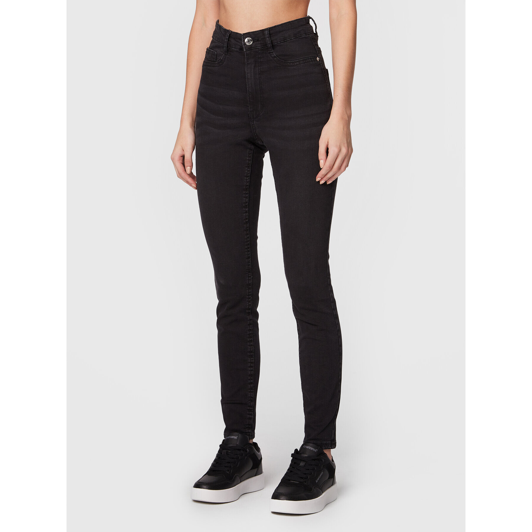 Gina Tricot Farmer Molly 65081 Fekete Skinny Fit - Pepit.hu