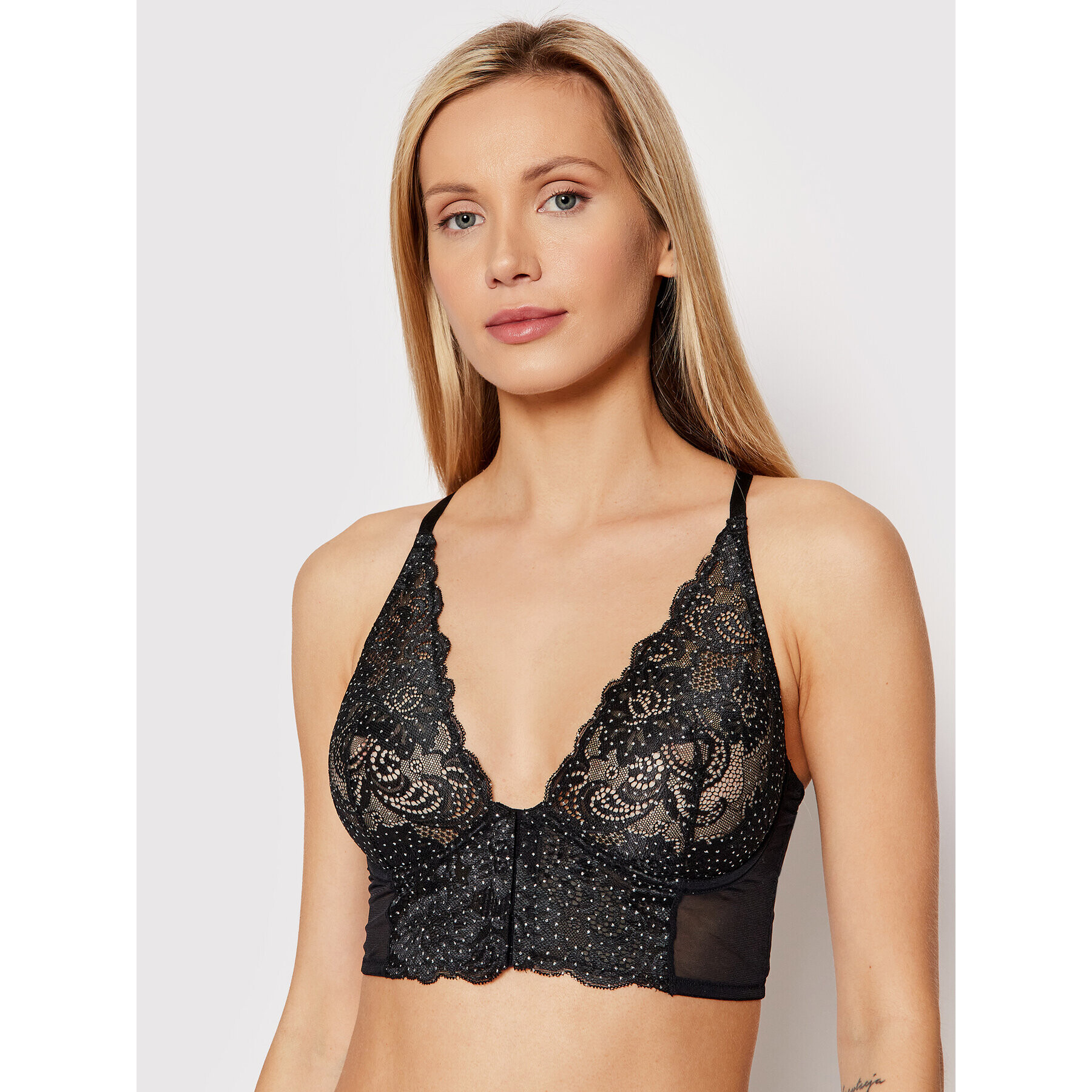 Gossard Bralette melltartó Glitter 17708 Fekete - Pepit.hu