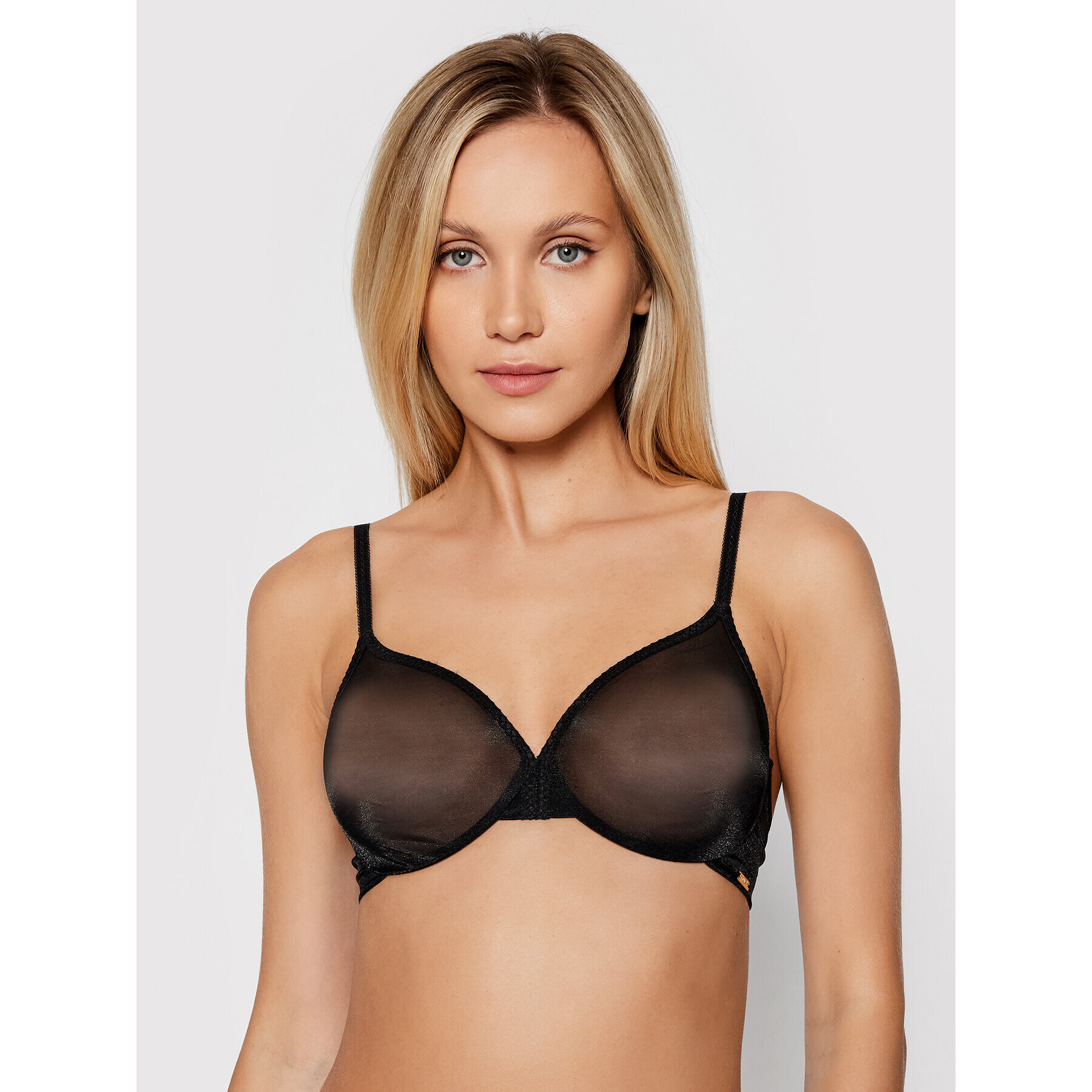 Gossard Melltartó alsó huzallal Glossies Sheer Moulded 6271 Fekete - Pepit.hu