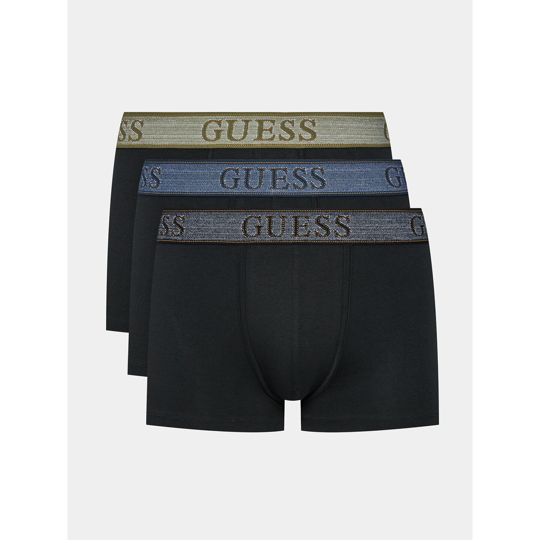 Guess 3 darab boxer U3BG13 K6YW0 Fekete - Pepit.hu